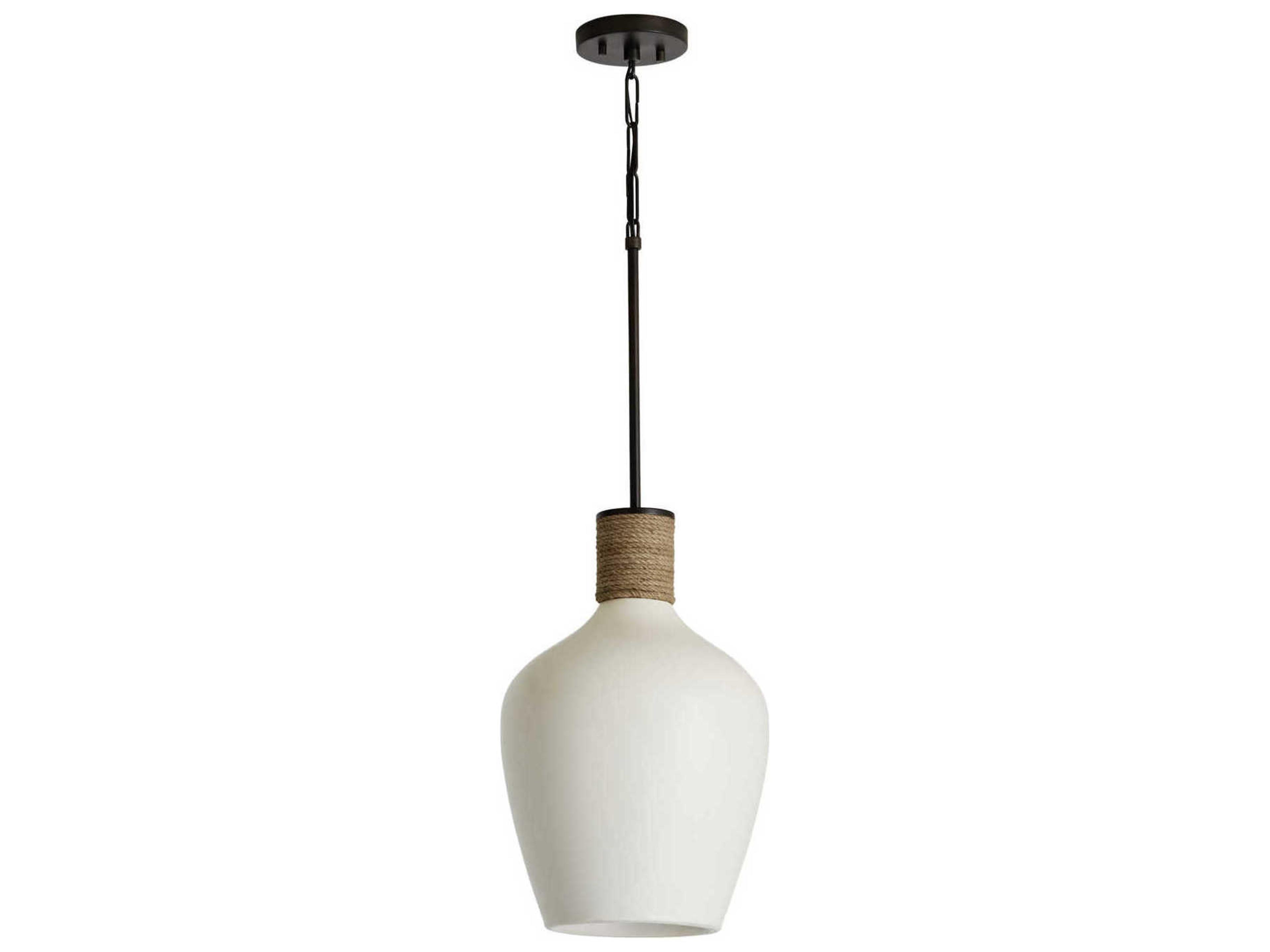 Capital Lighting 1-Light Dark Pewter Mini Pendant