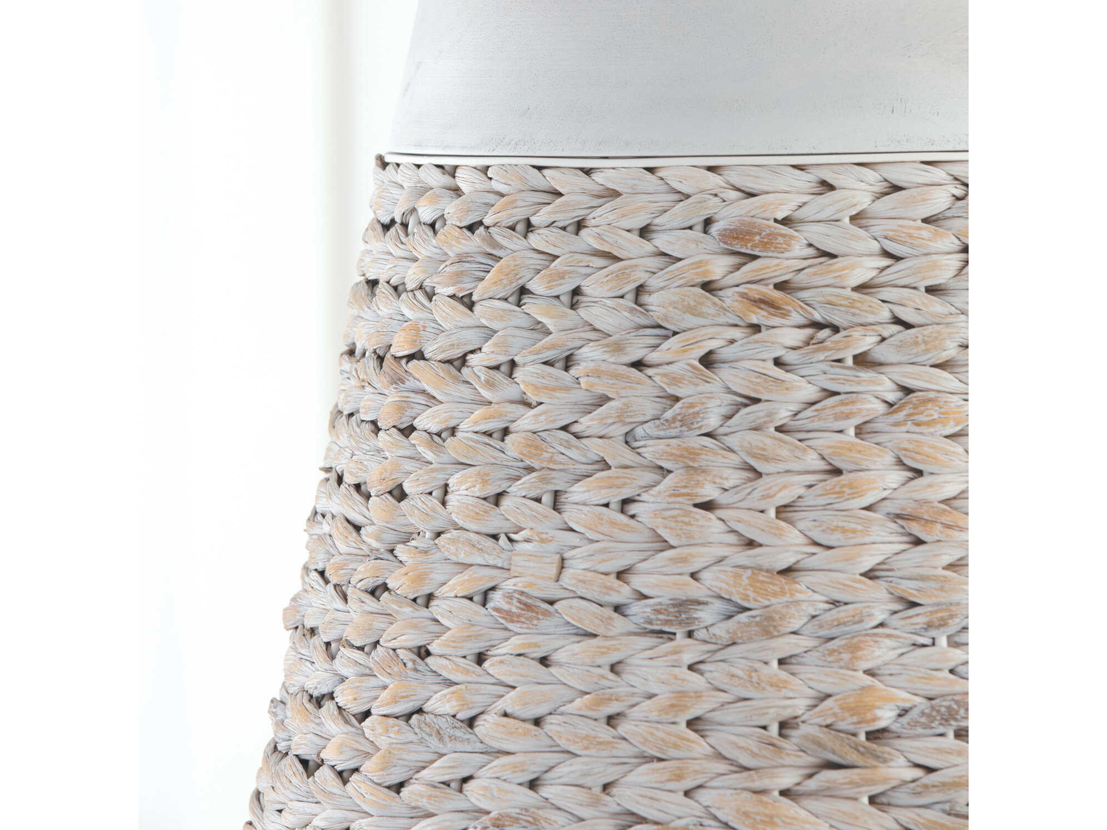 Capital Lighting Tallulah 4-Light Chalk Wash White Empire Pendant