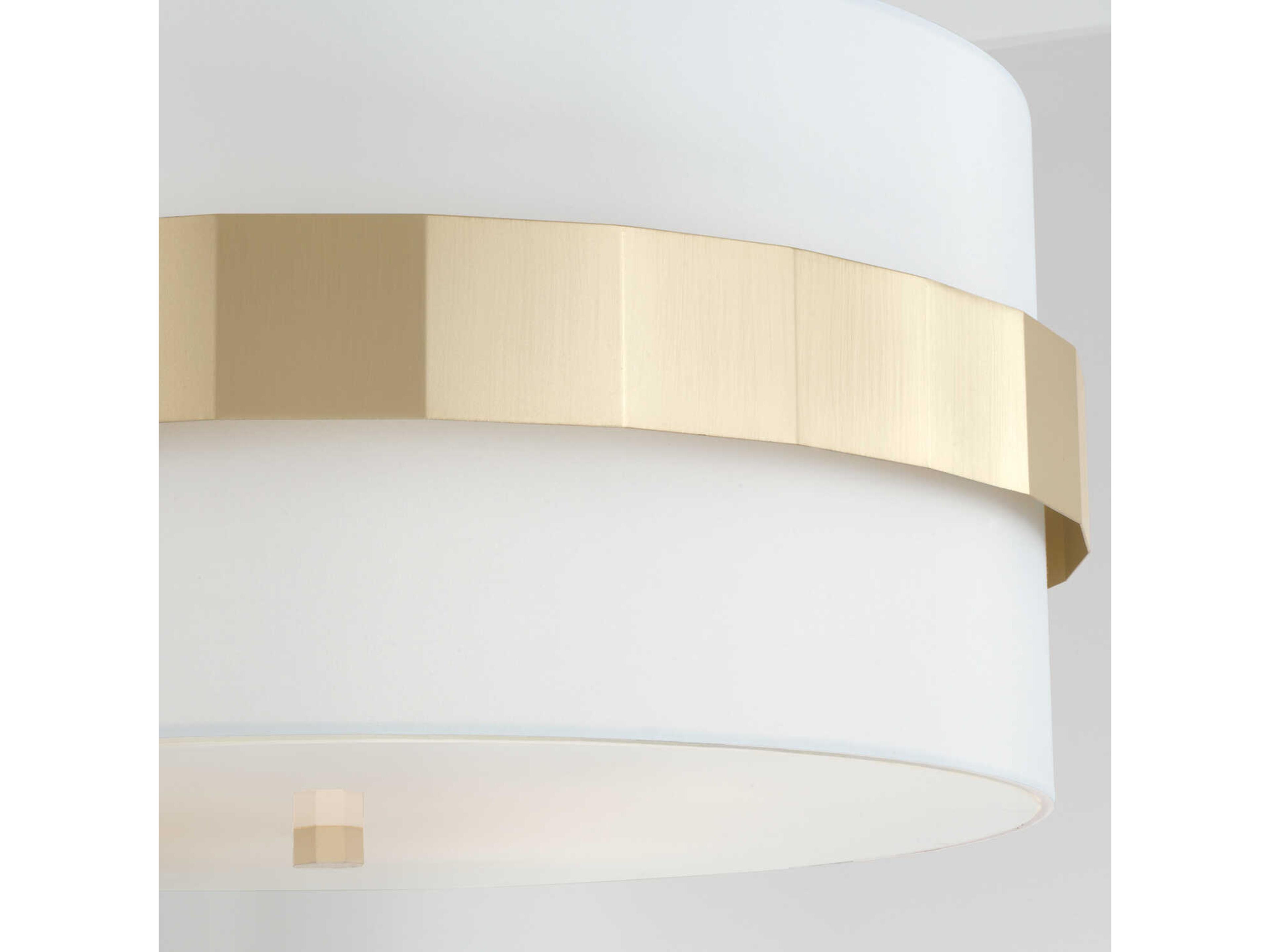 Capital Lighting Sutton 4-Light Soft Gold White Pendant