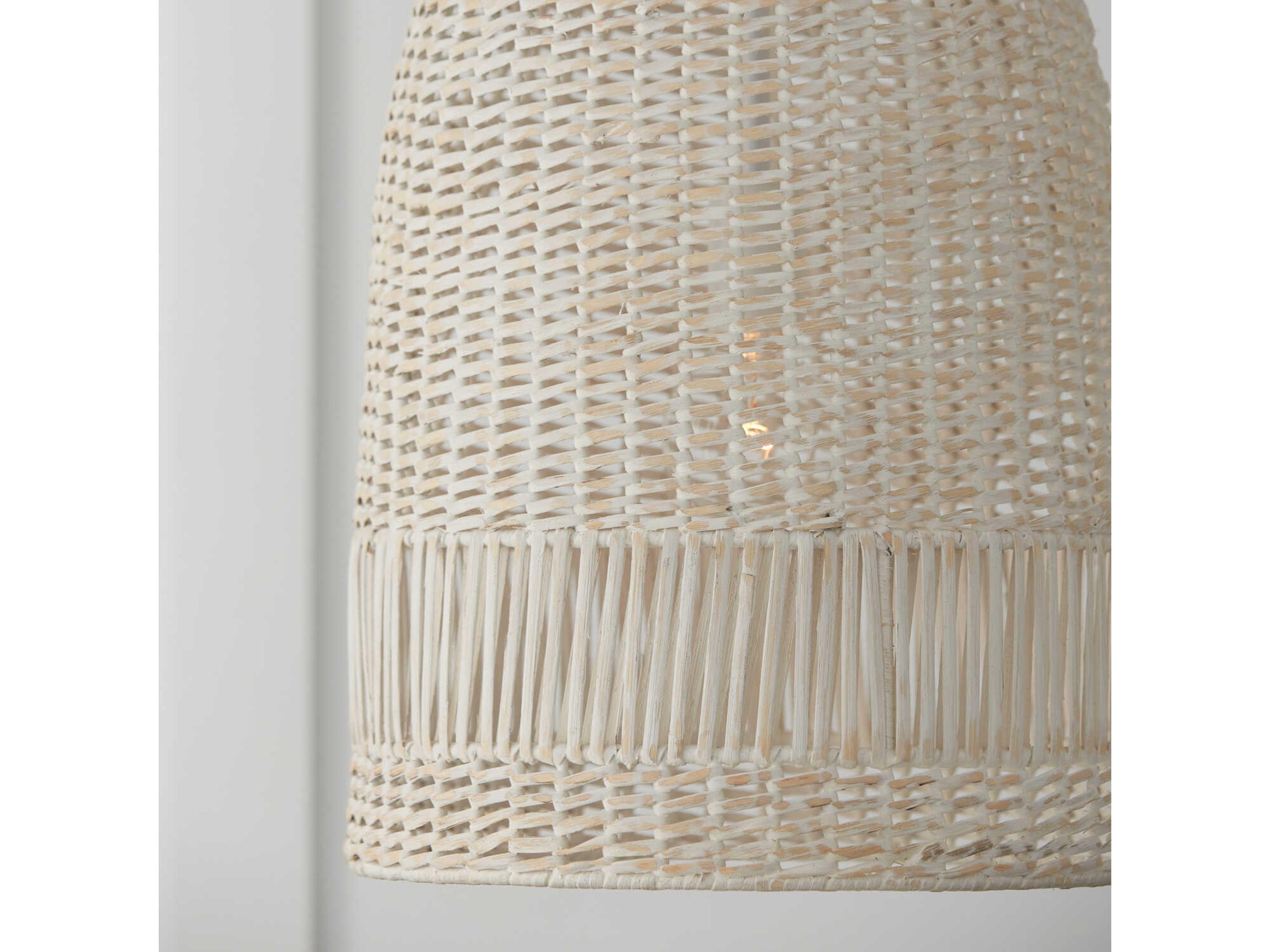 Capital Lighting Naomi 1-Light Chalk White Dome Pendant