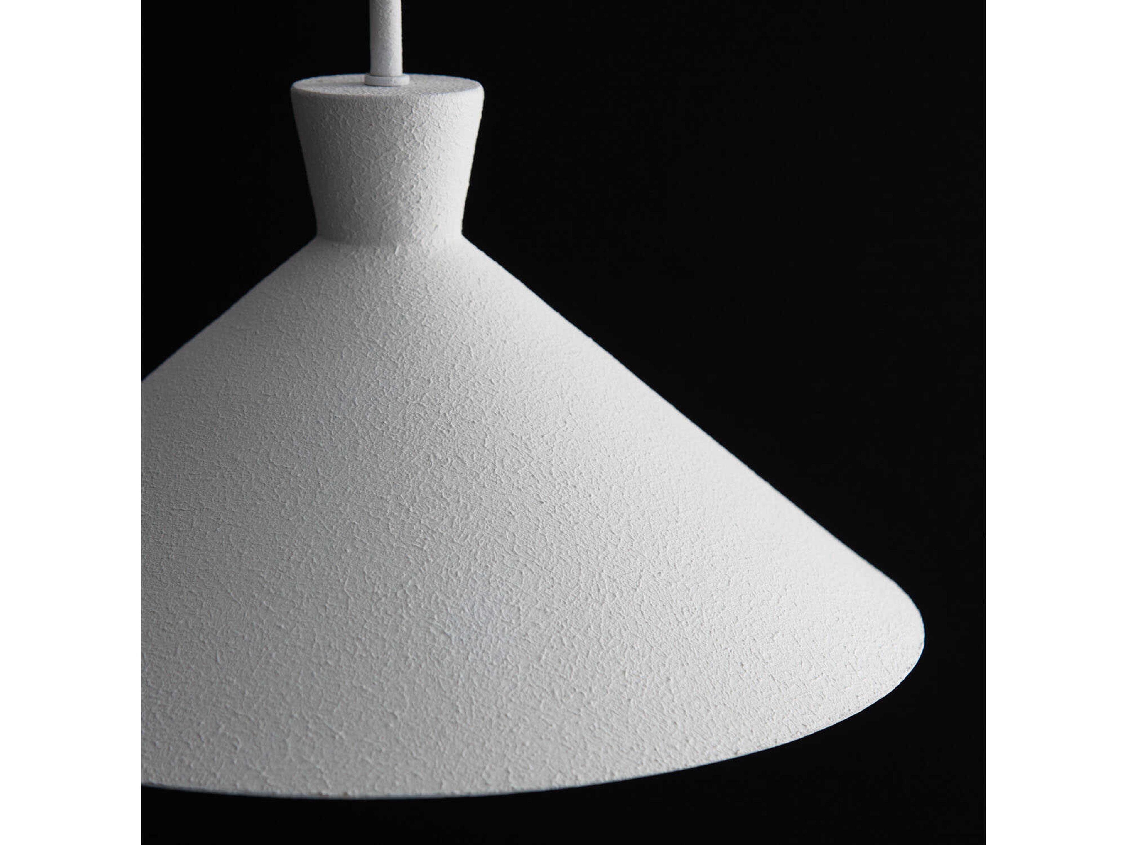 Capital Lighting Paloma 1-Light Textured White Pendant