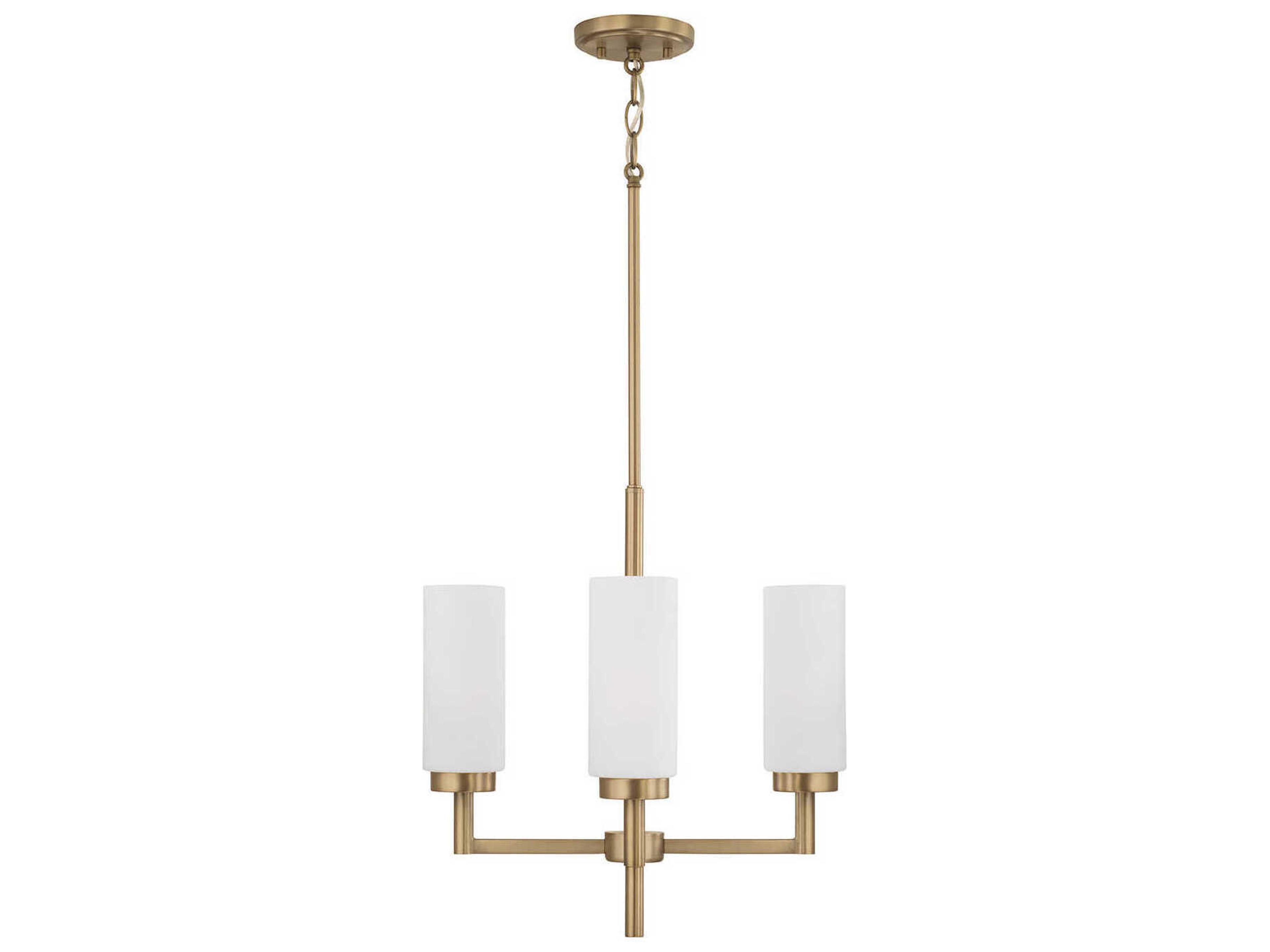 Alyssa 4-Light Aged Brass Pendant