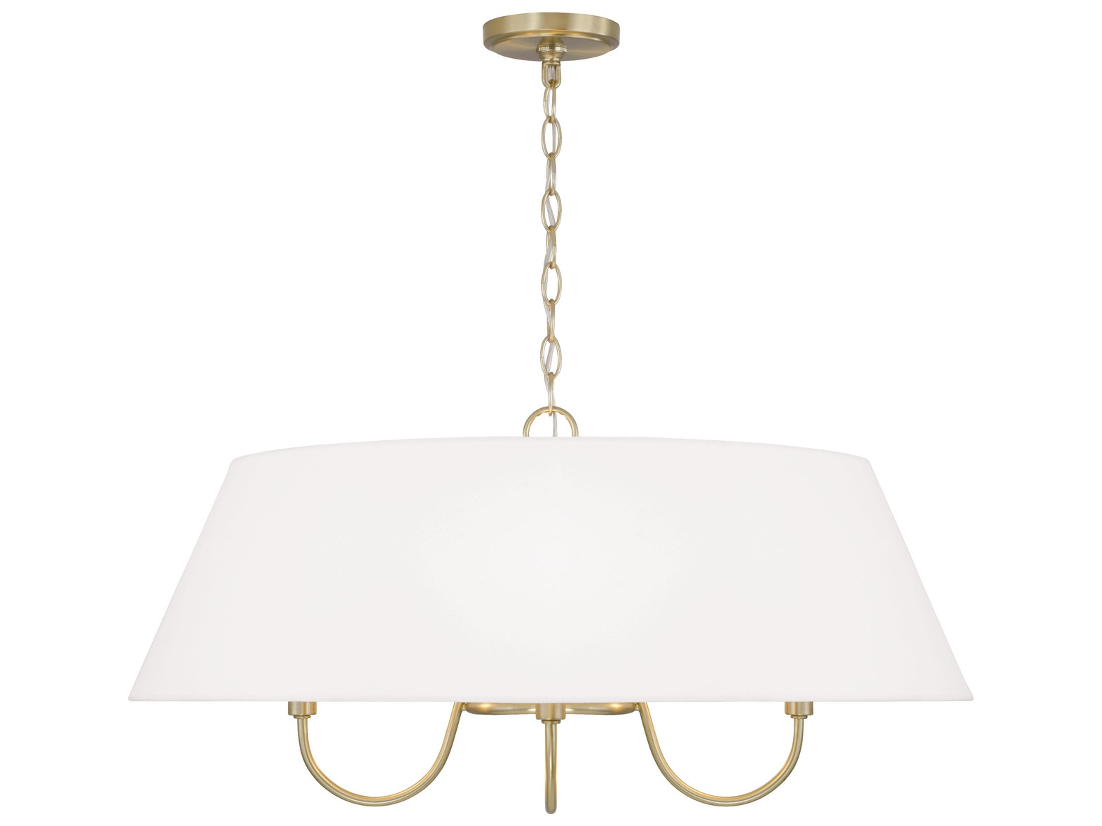 Capital Lighting Julia 4-Light Matte Brass Pendant