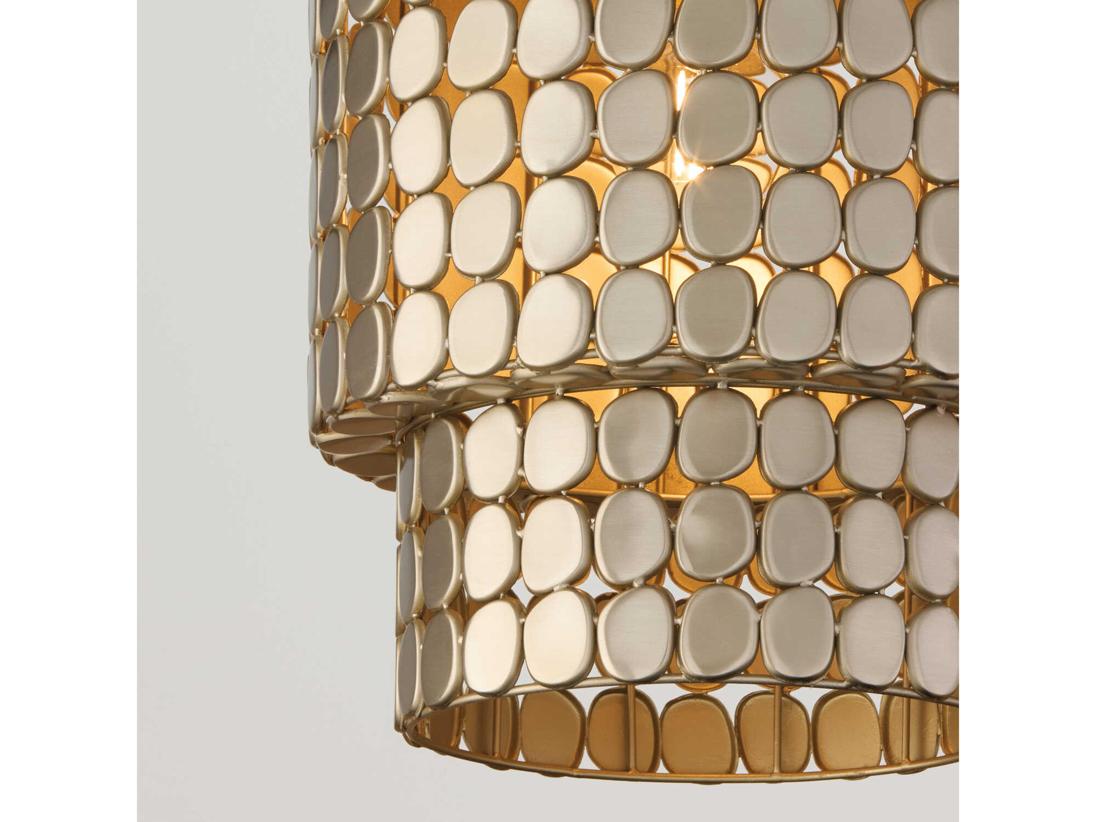 Capital Lighting Eliana 1-Light Champagne Brass Pendant