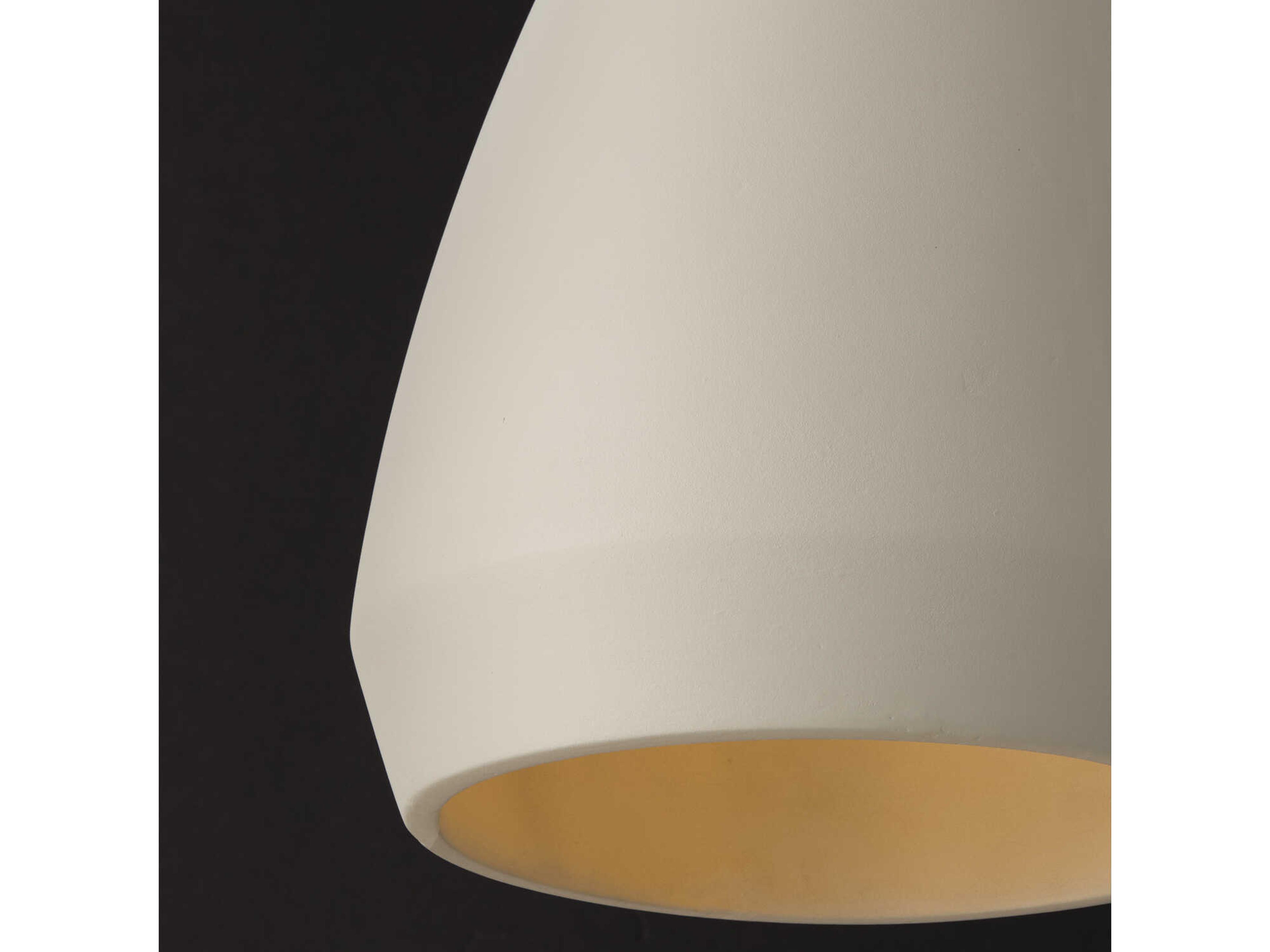 Capital Lighting Della 1-Light Terracotta Ivory Off White Dome Pendant