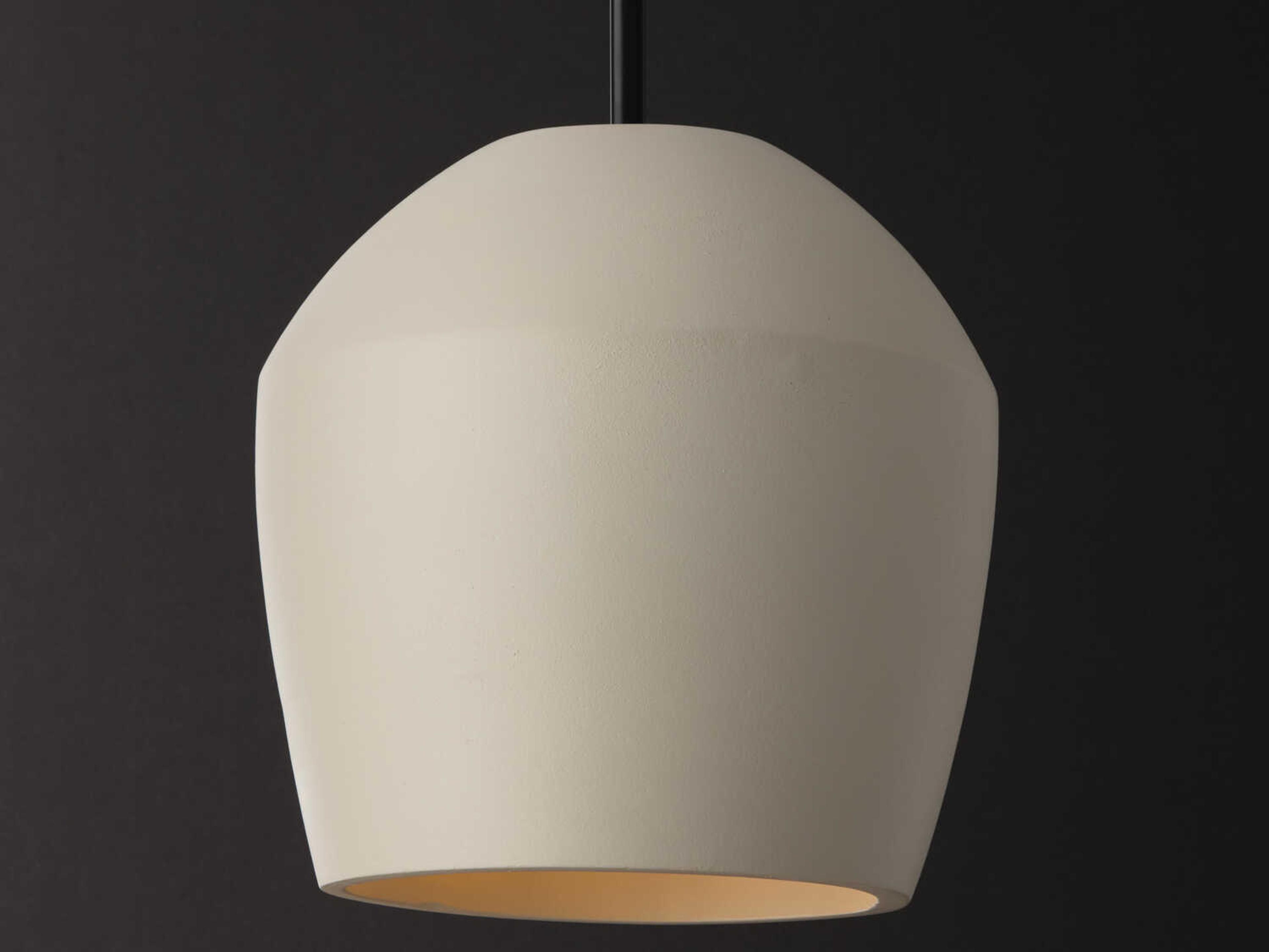 Capital Lighting Della 1-Light Terracotta Ivory Off White Dome Pendant