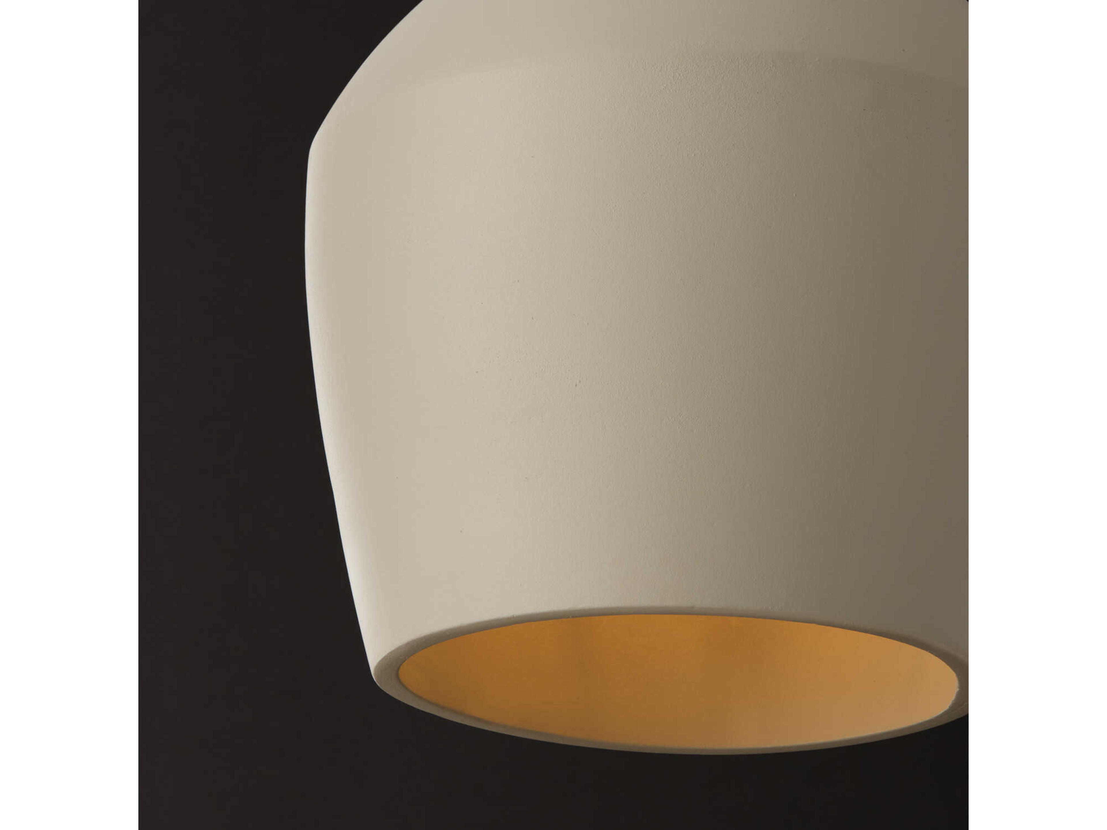 Capital Lighting Della 1-Light Terracotta Ivory Off White Dome Pendant