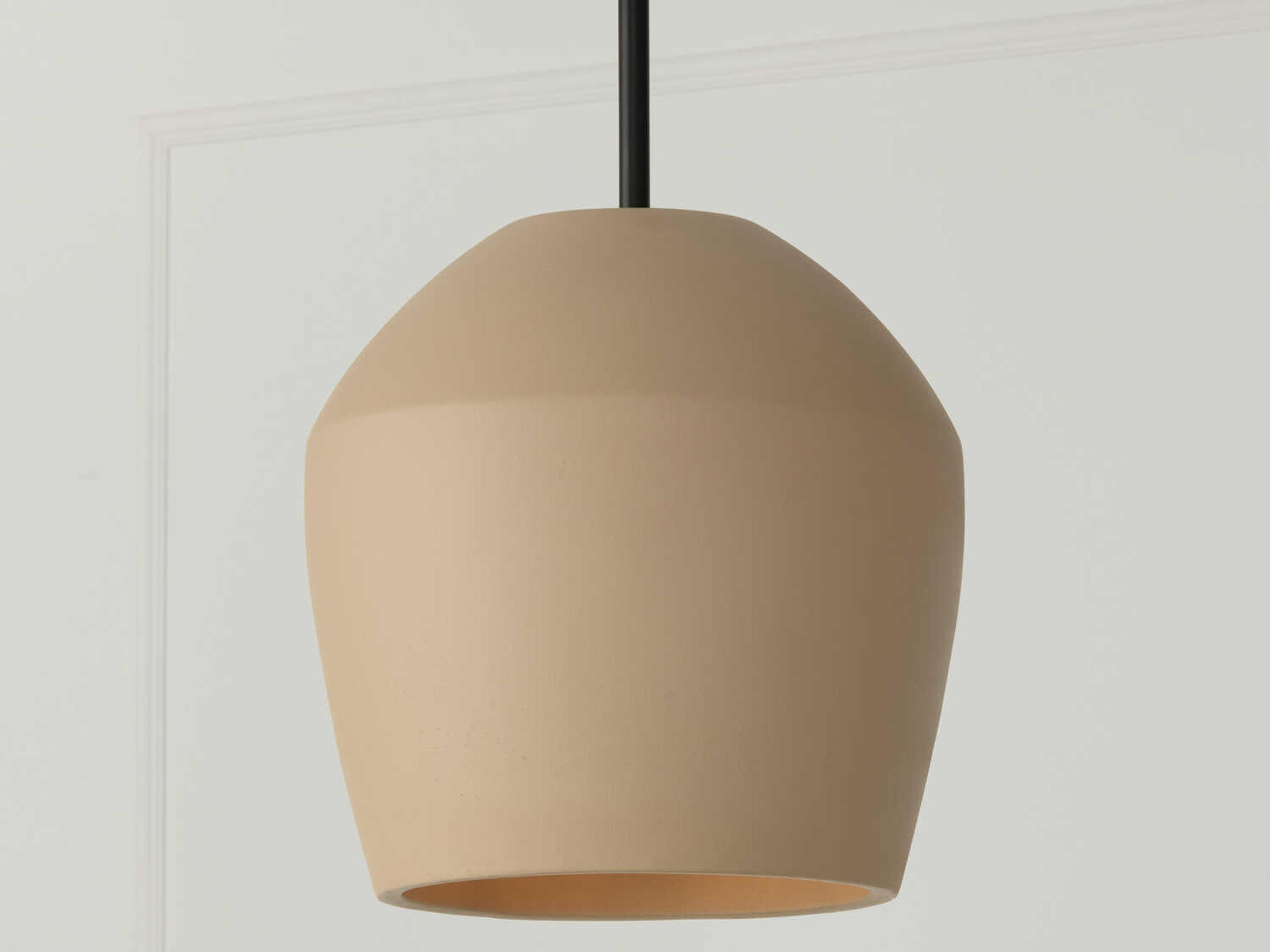 Capital Lighting Della 1-Light Terracotta Sand Brown Dome Pendant