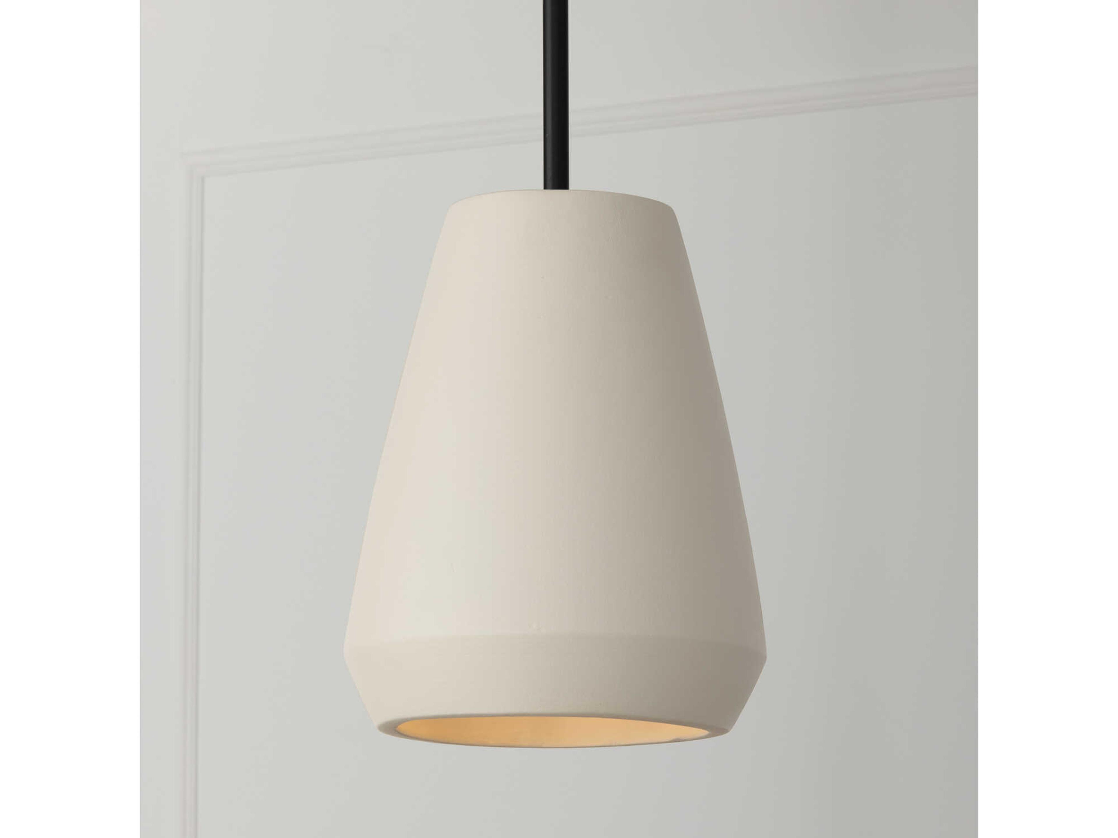 Capital Lighting Della 1-Light Terracotta Ivory Off White Dome Mini Pendant