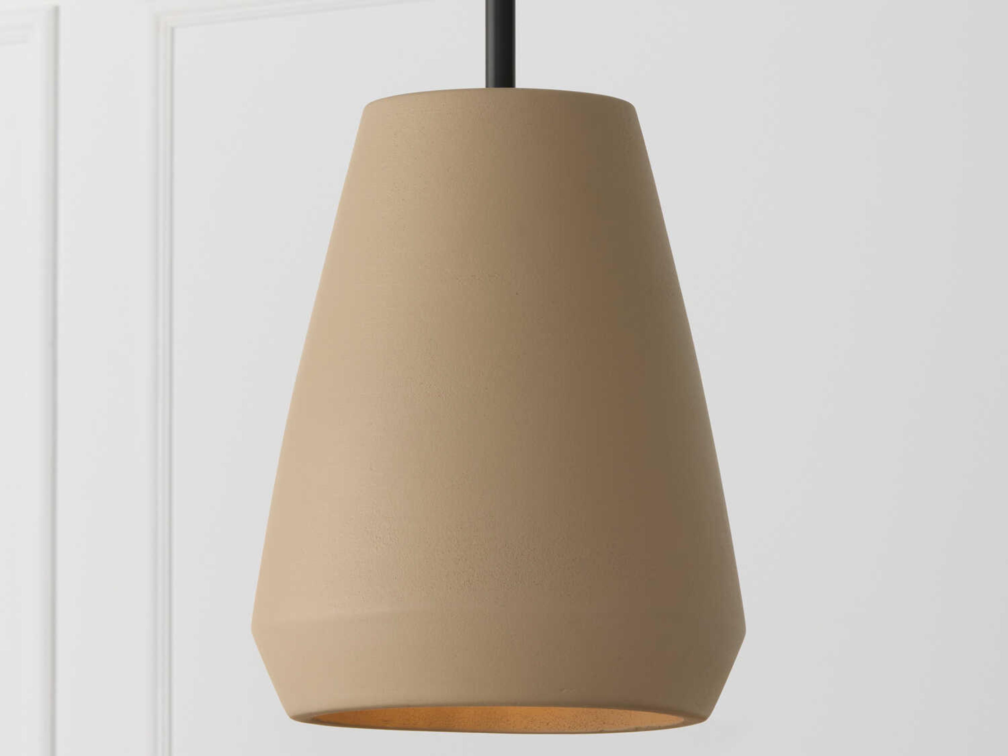 Capital Lighting Della 1-Light Terracotta Sand Brown Dome Mini Pendant