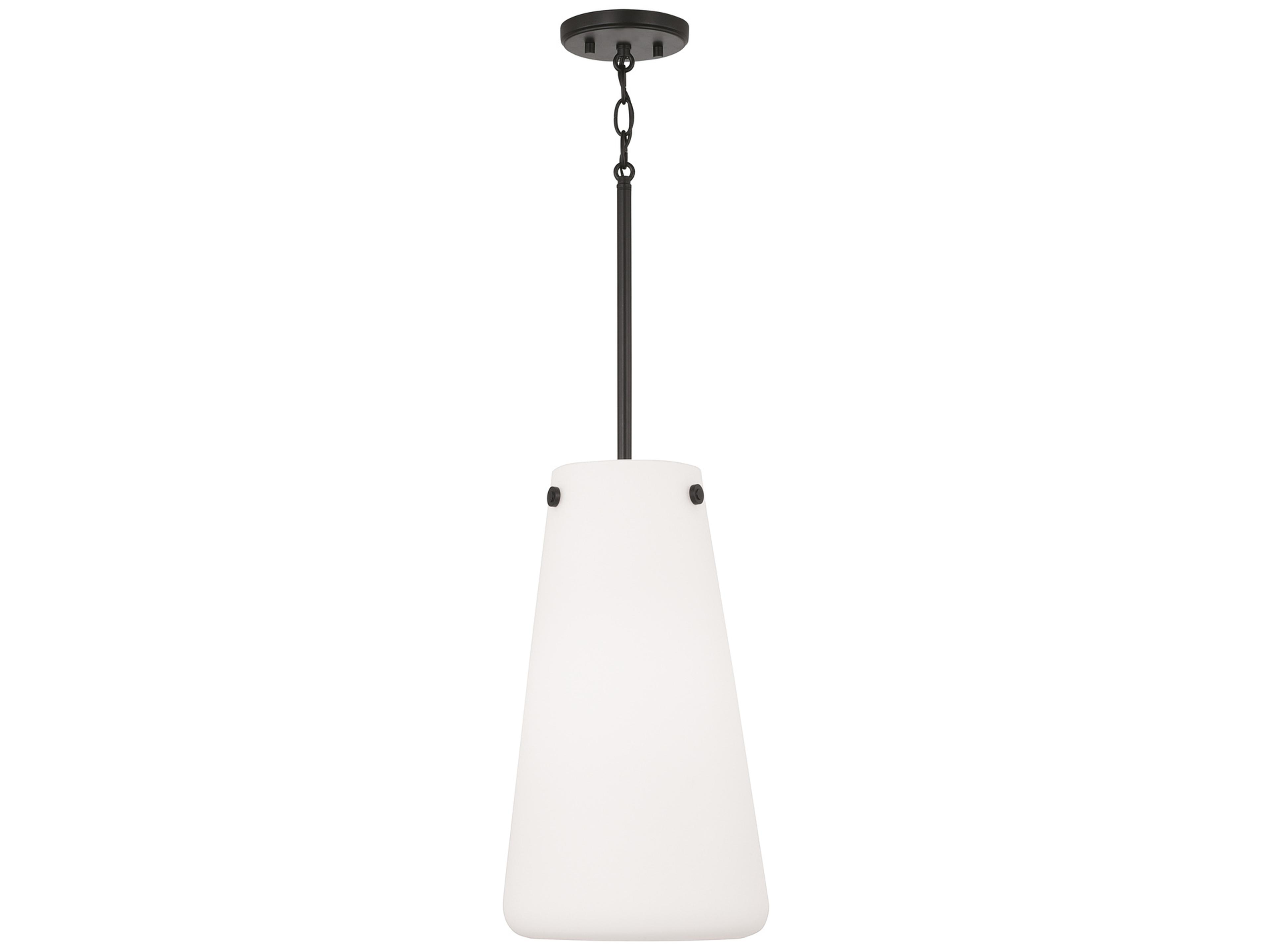 Averitt 1-Light Matte Black Mini Pendant