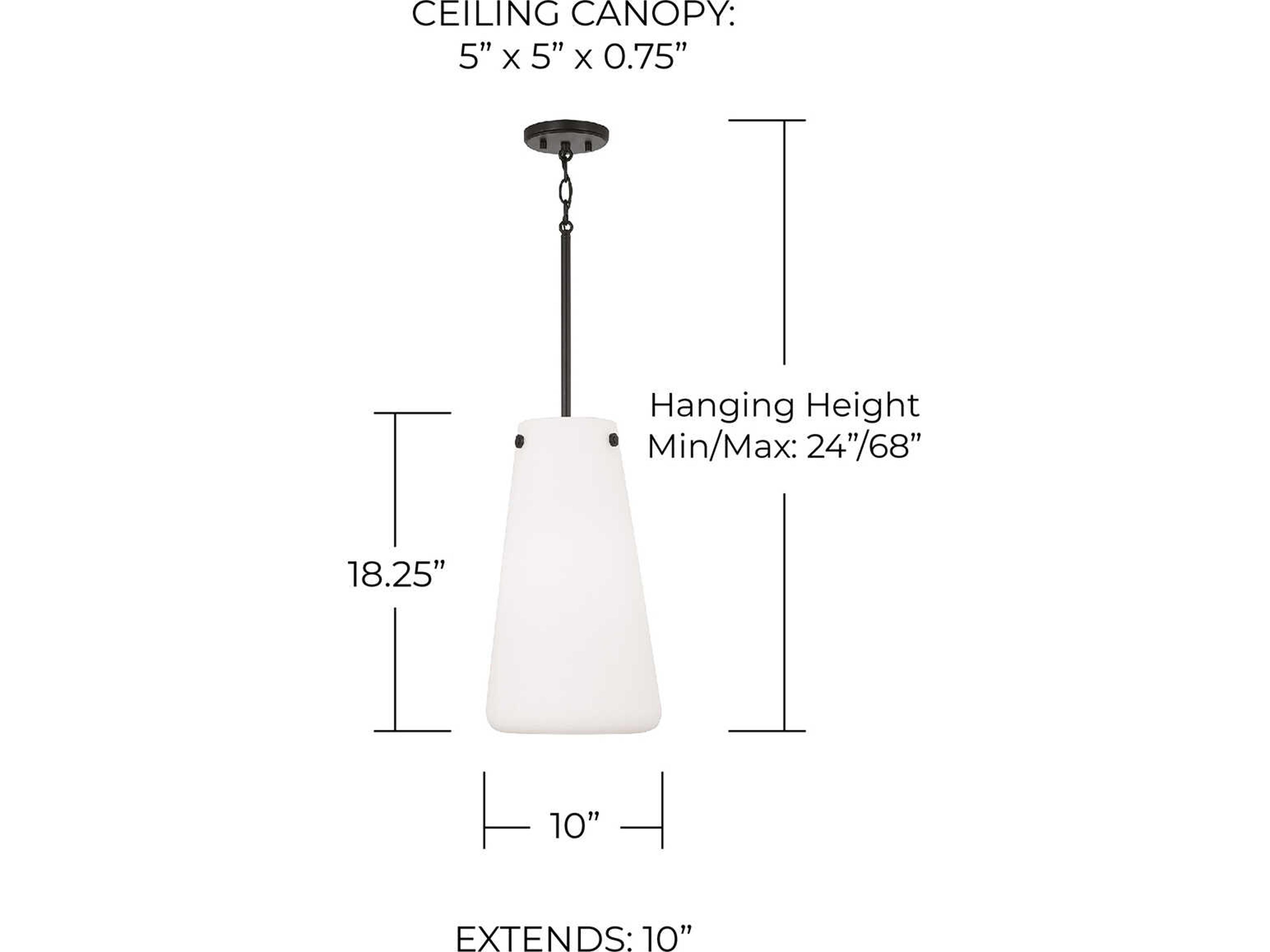 Capital Lighting Averitt 1-Light Matte Black Mini Pendant