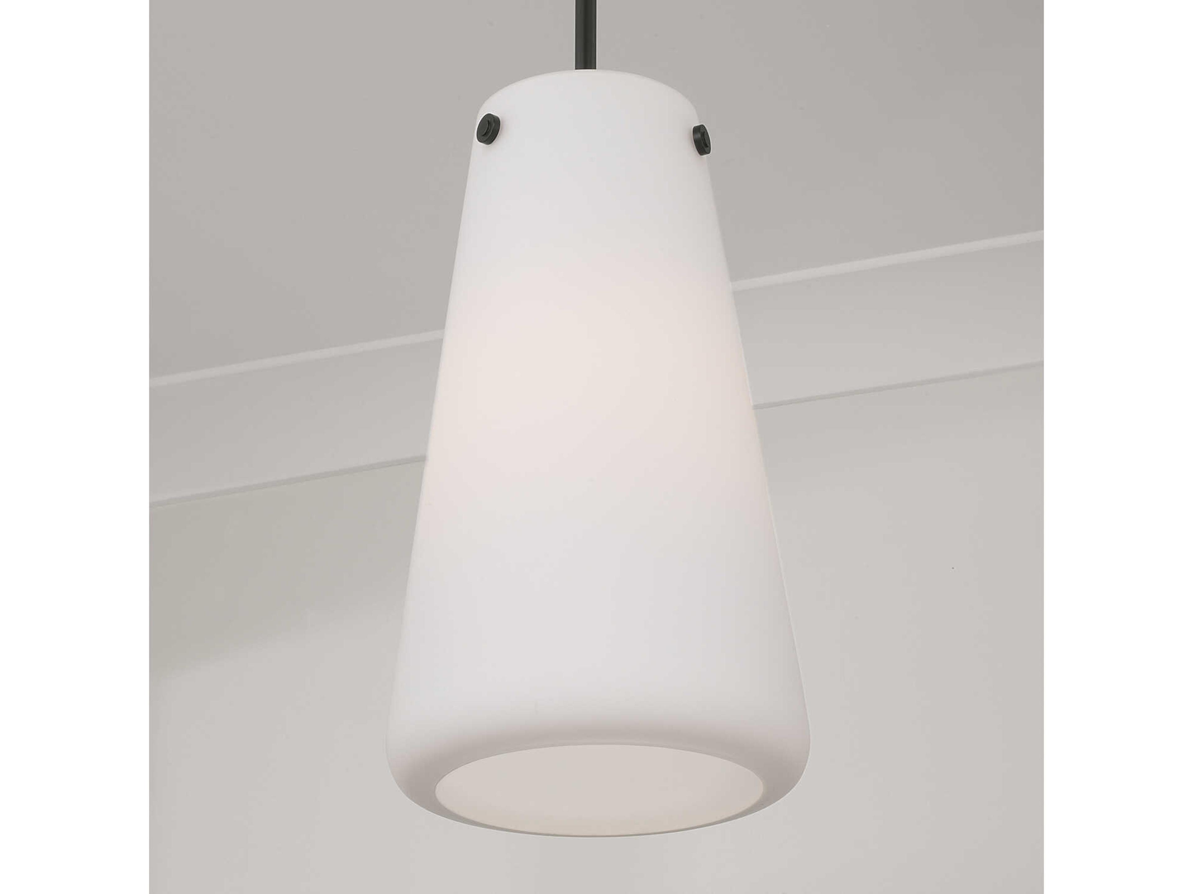 Capital Lighting Averitt 1-Light Matte Black Mini Pendant