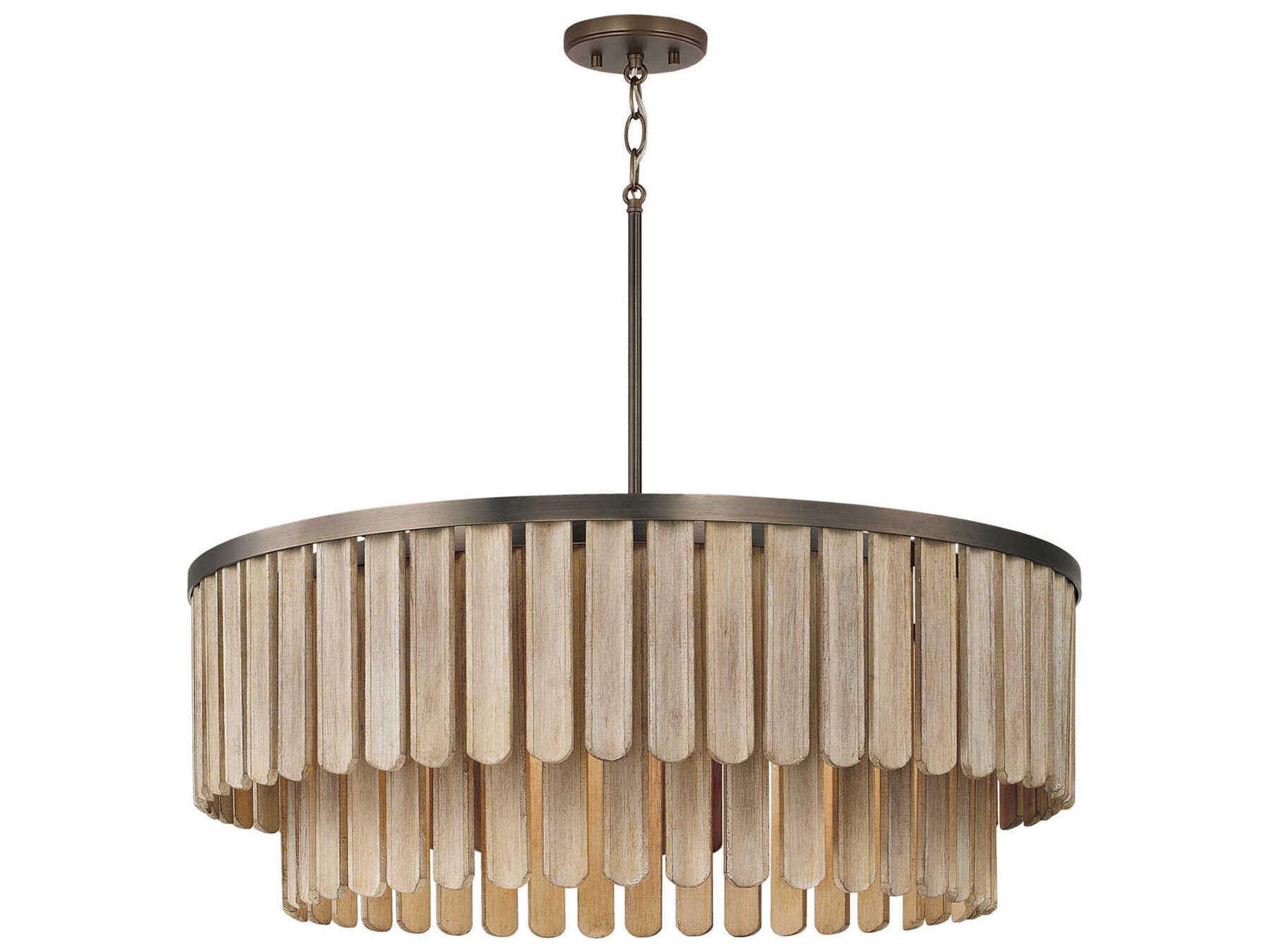 Capital Lighting Jada 6-Light Dark Brass Pendant