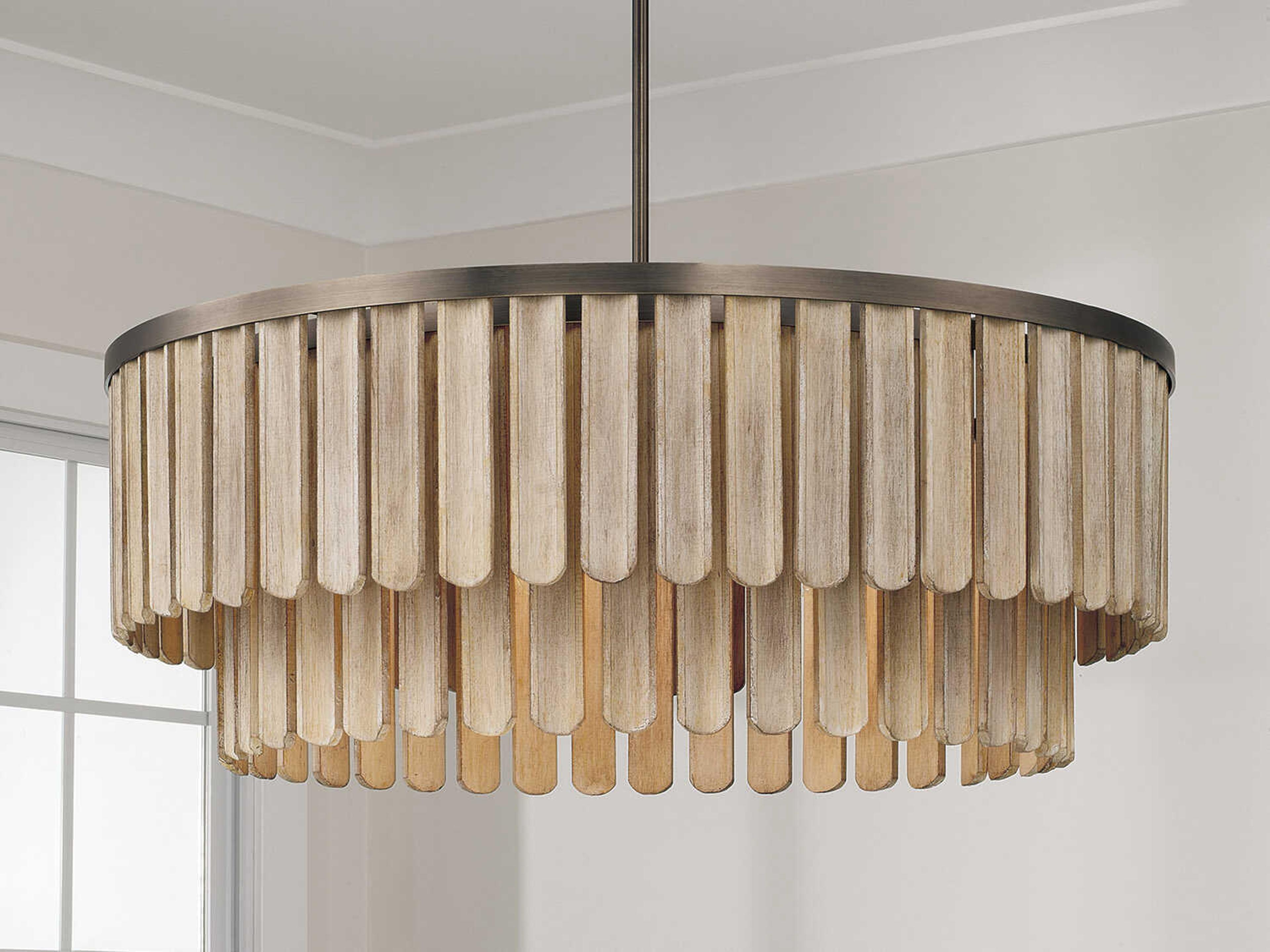 Capital Lighting Jada 6-Light Dark Brass Pendant