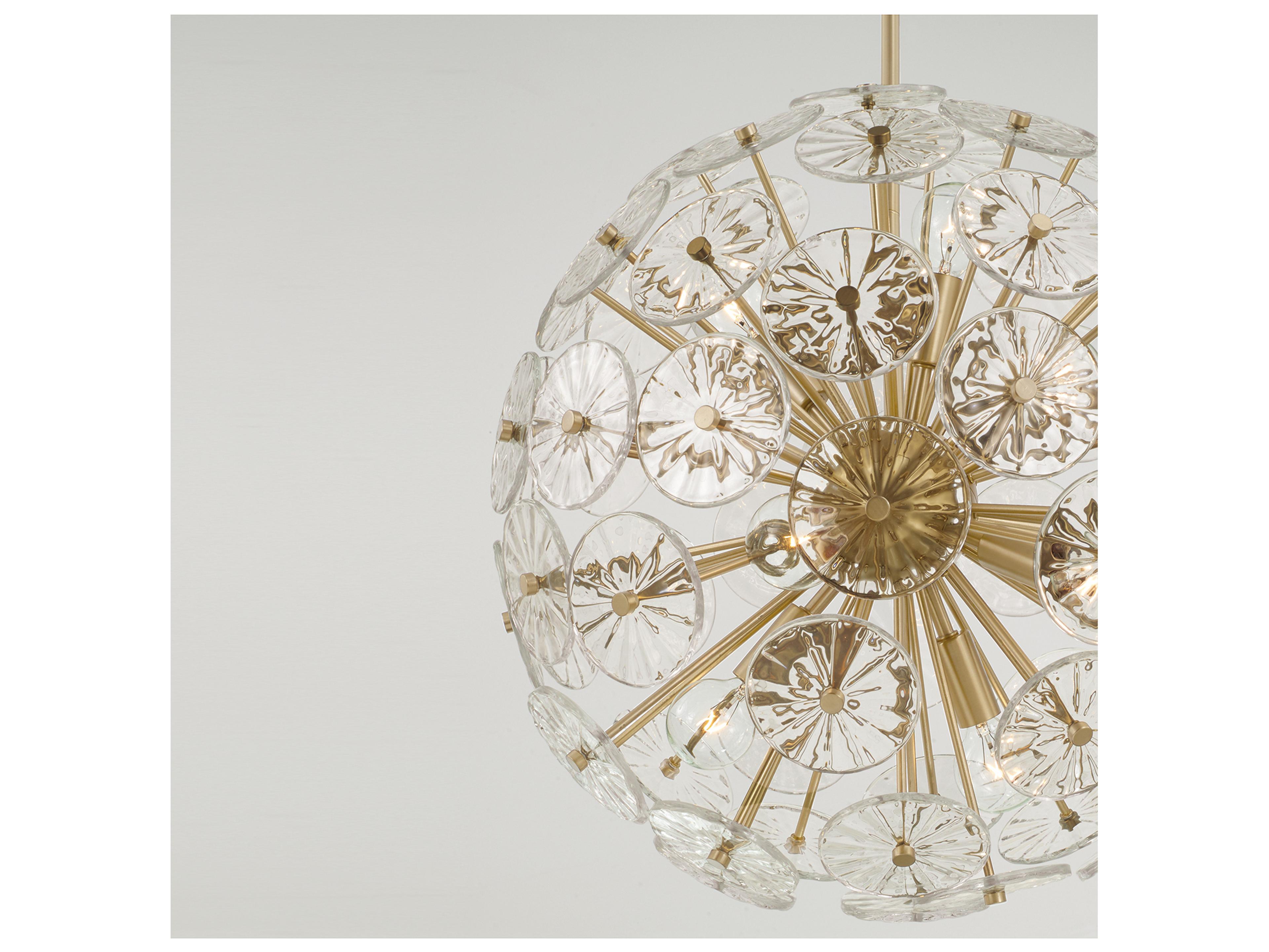 Capital Lighting Emelie 8-light Matte Brass Geometric Sputnik Pendant
