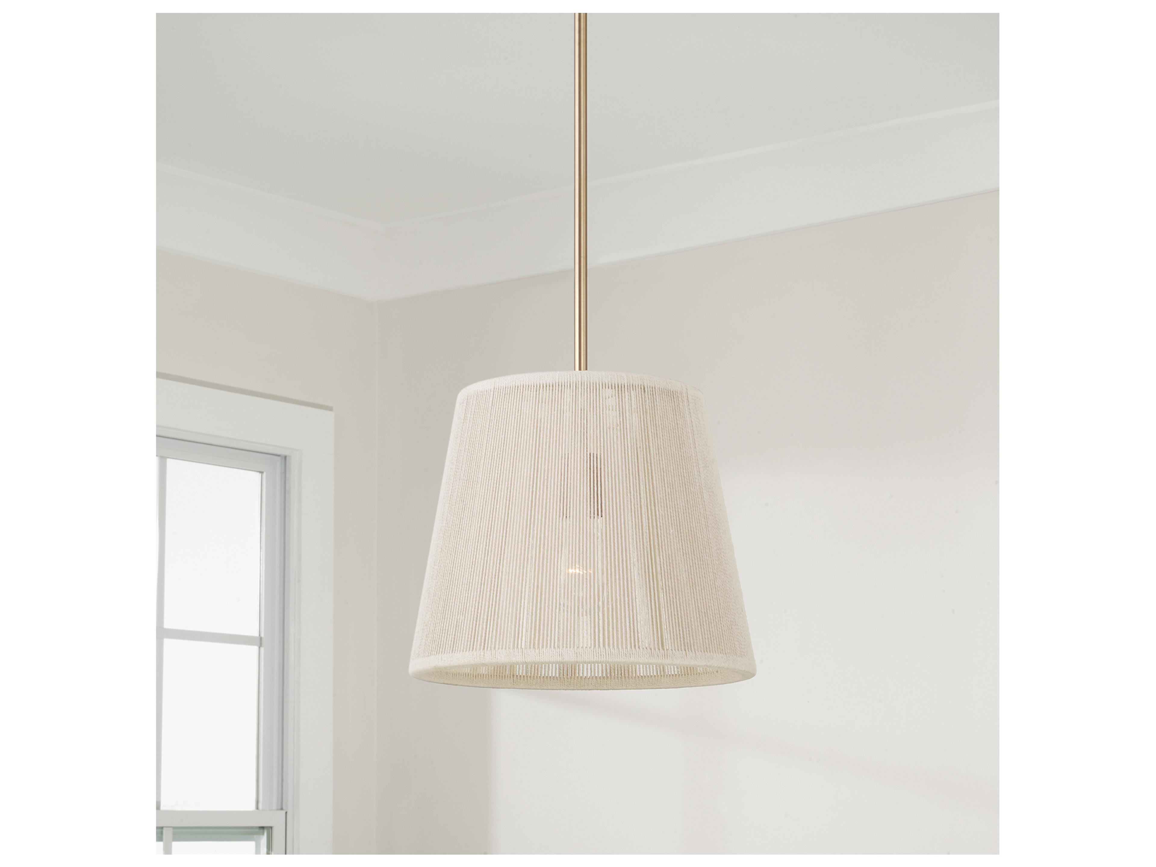 Capital Lighting Tara 1-light Matte Brass Pendant