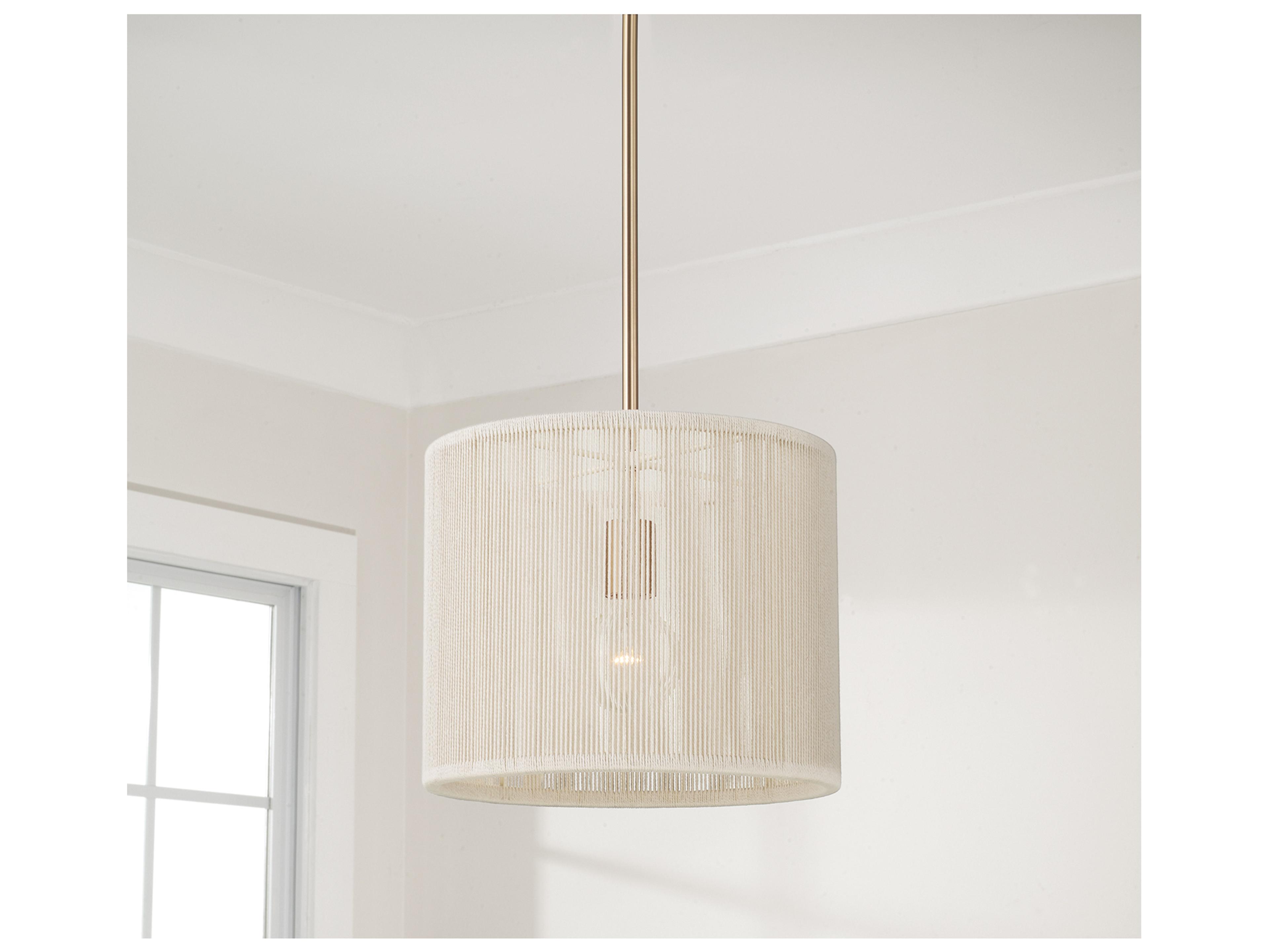 Capital Lighting Tara 1-light Matte Brass Pendant