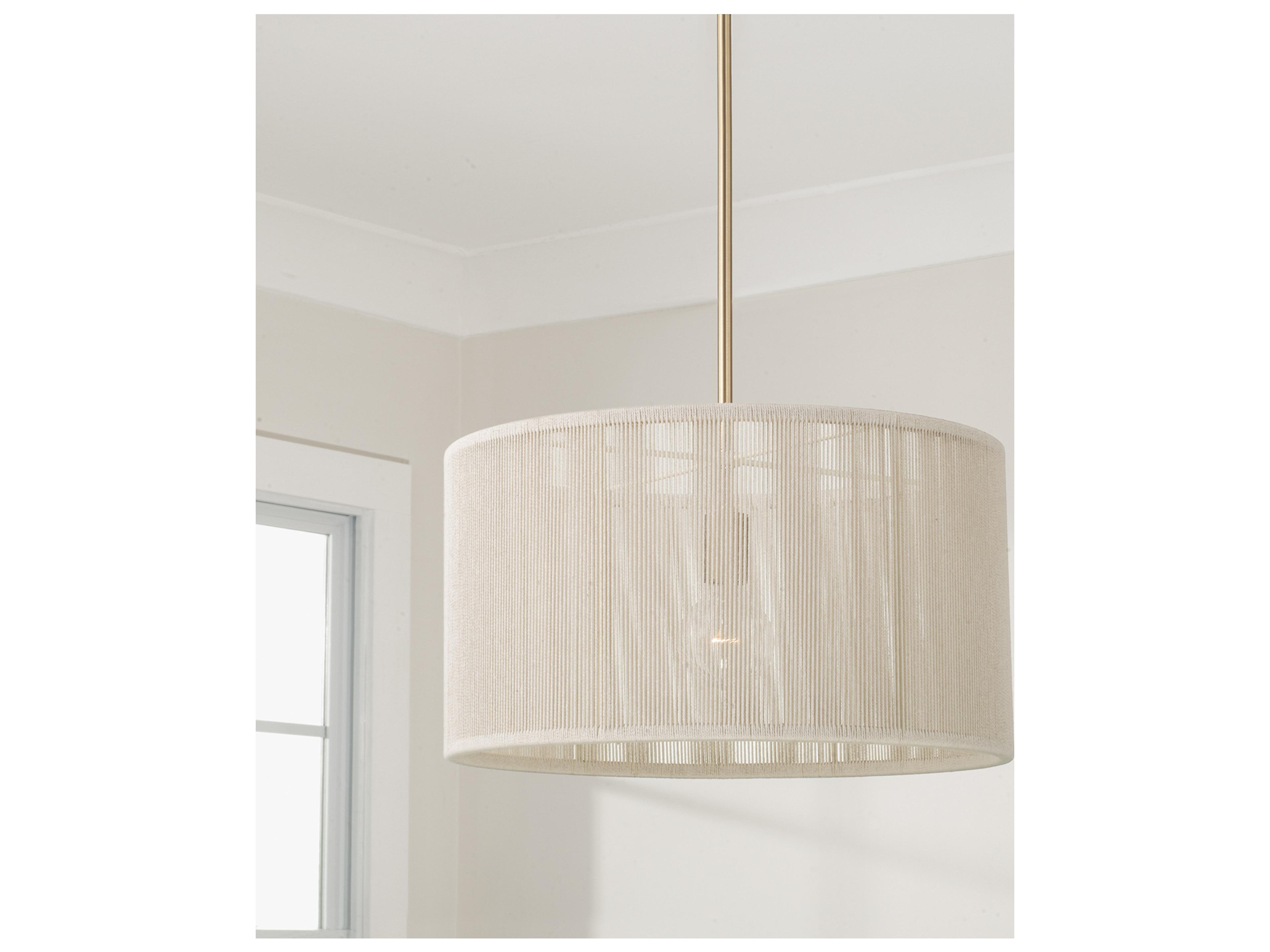 Capital Lighting Tara 1-light Matte Brass Pendant