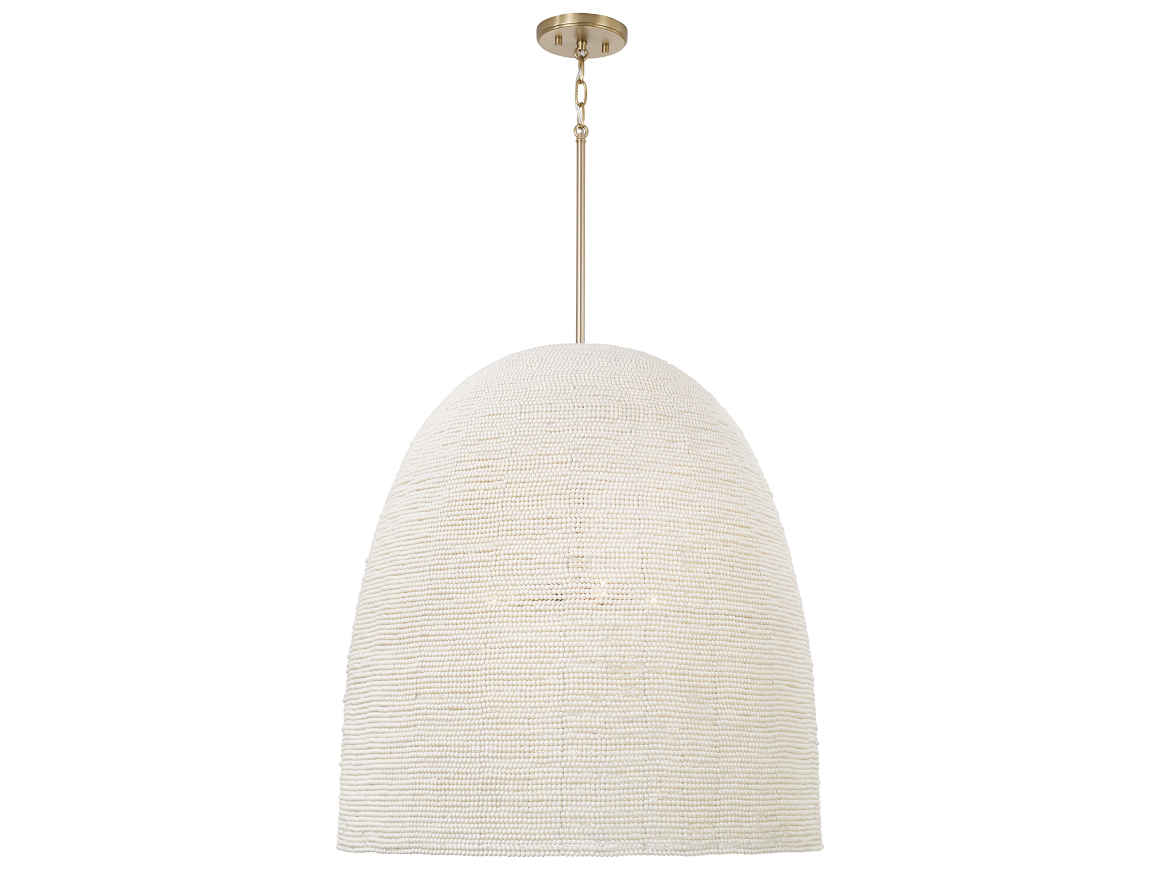 Capital Lighting Natalia 3-light Aged Brass Pendant
