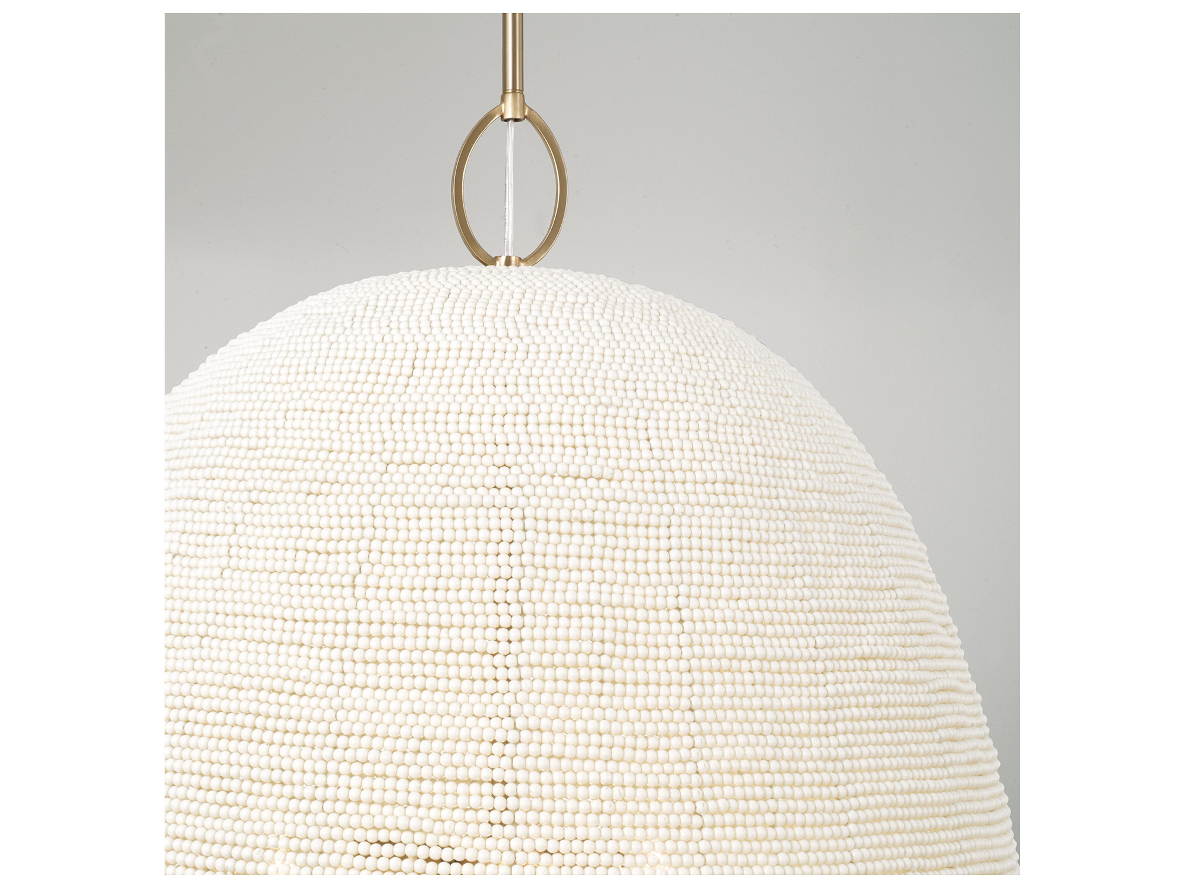 Capital Lighting Natalia 3-light Aged Brass Pendant