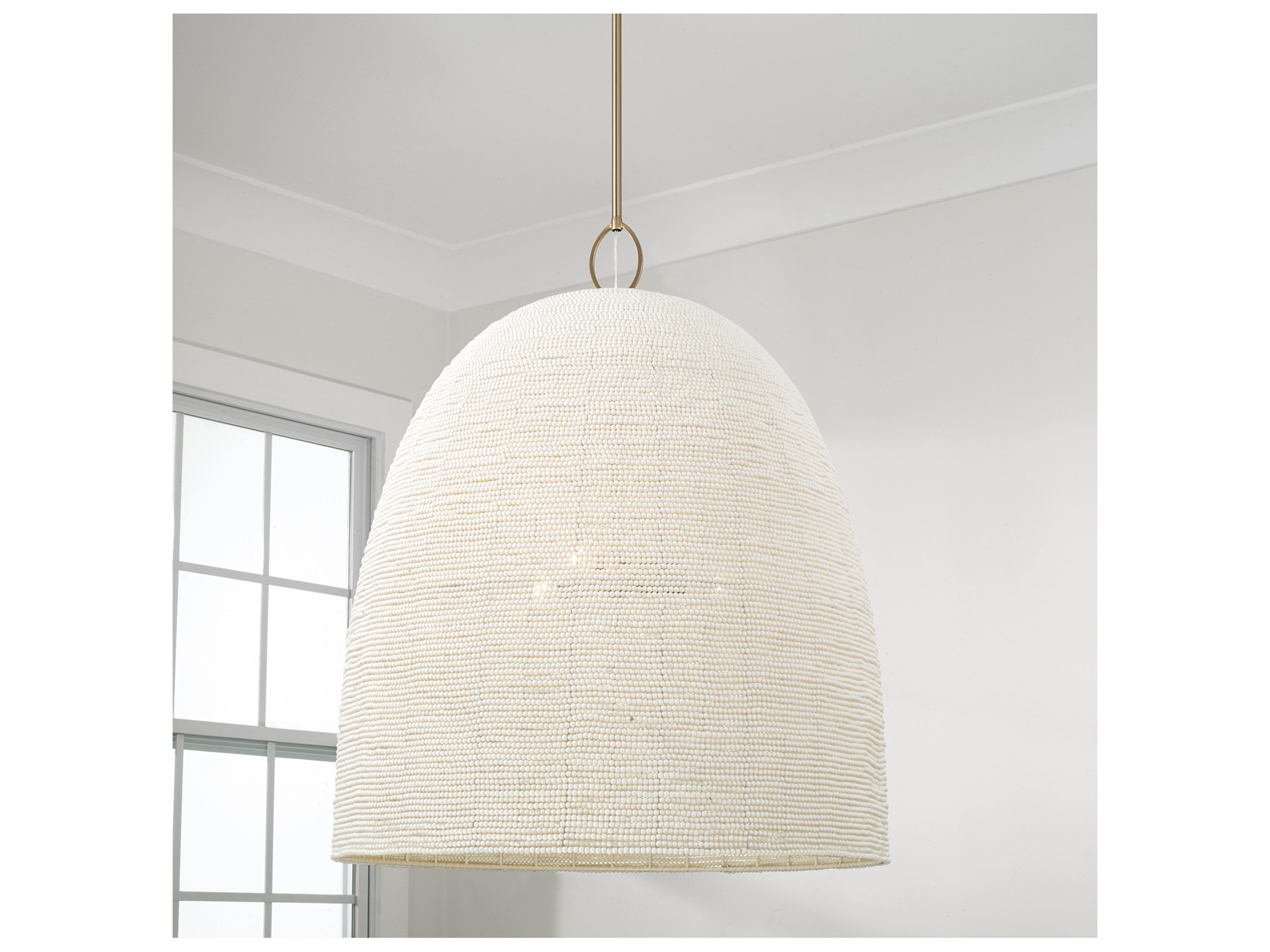 Capital Lighting Natalia 3-light Aged Brass Pendant