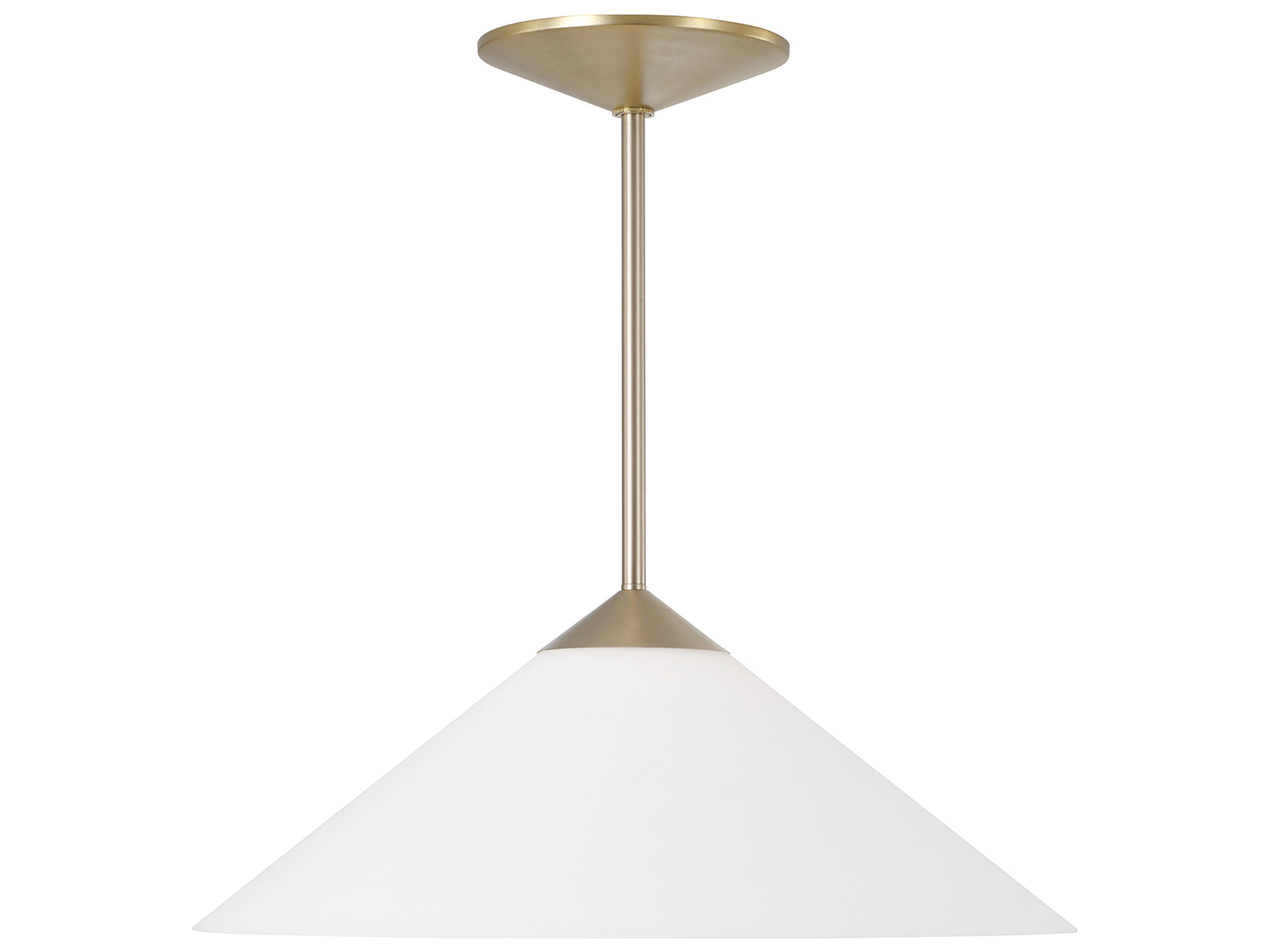 Gatsby 1-light Matte Brass Pendant