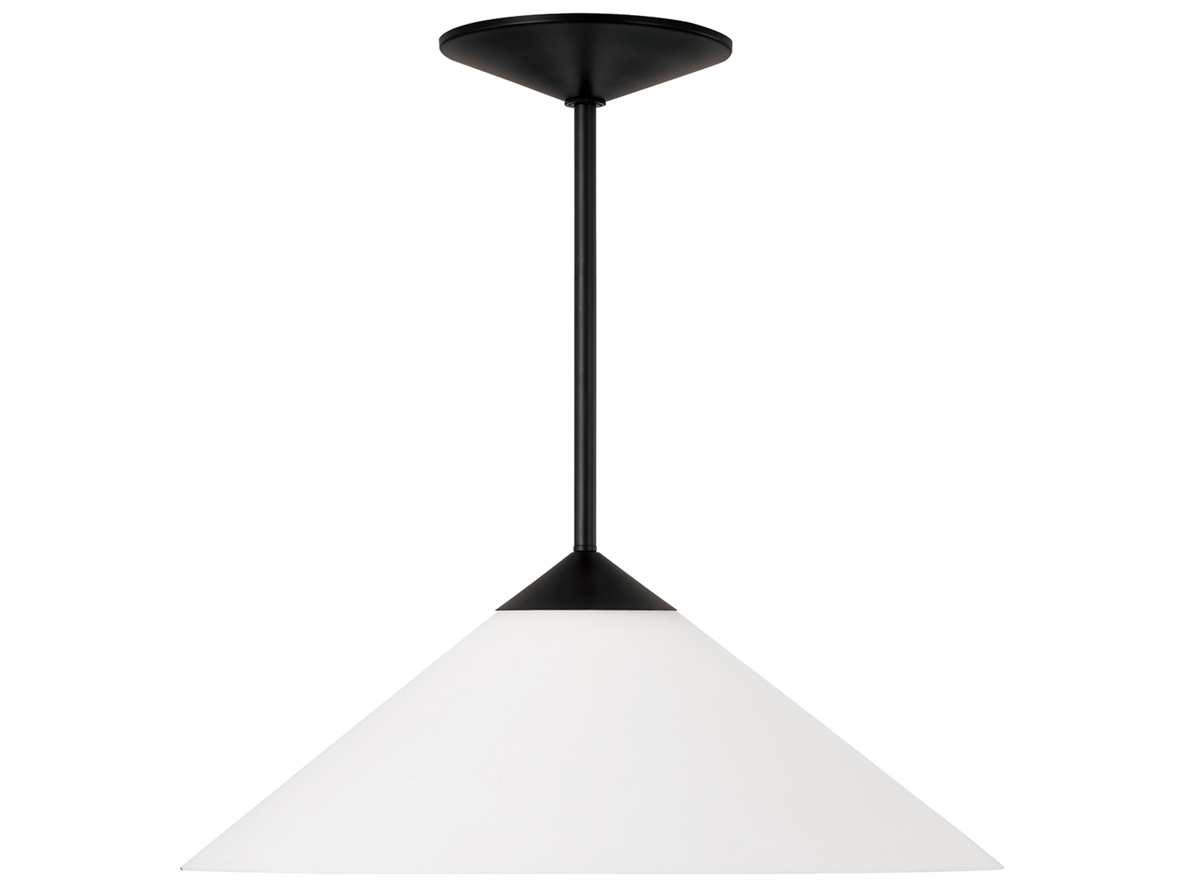 Gatsby 1-light Matte Black Pendant