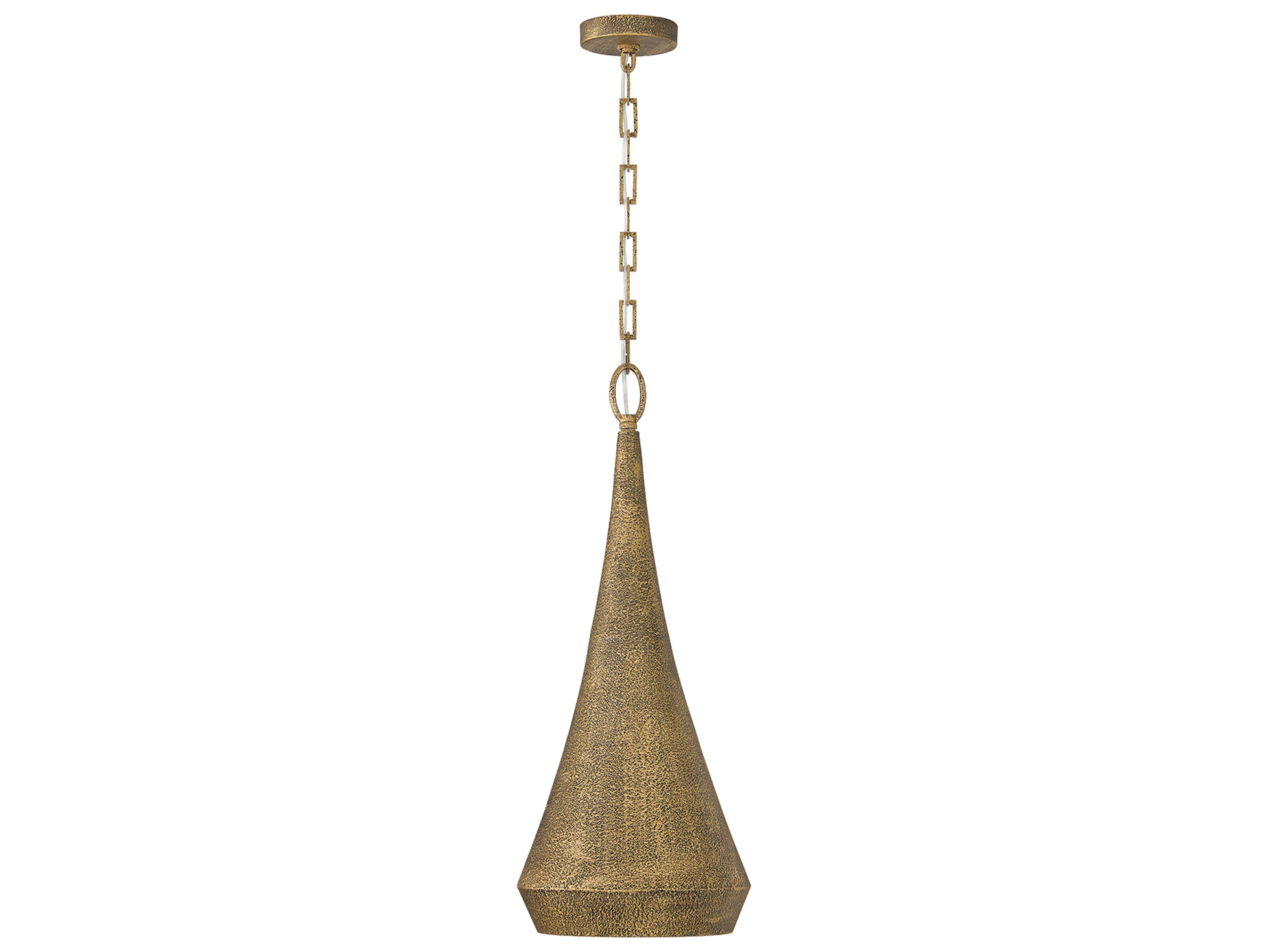 Savari 1-light Artisan Gold Mini Pendant