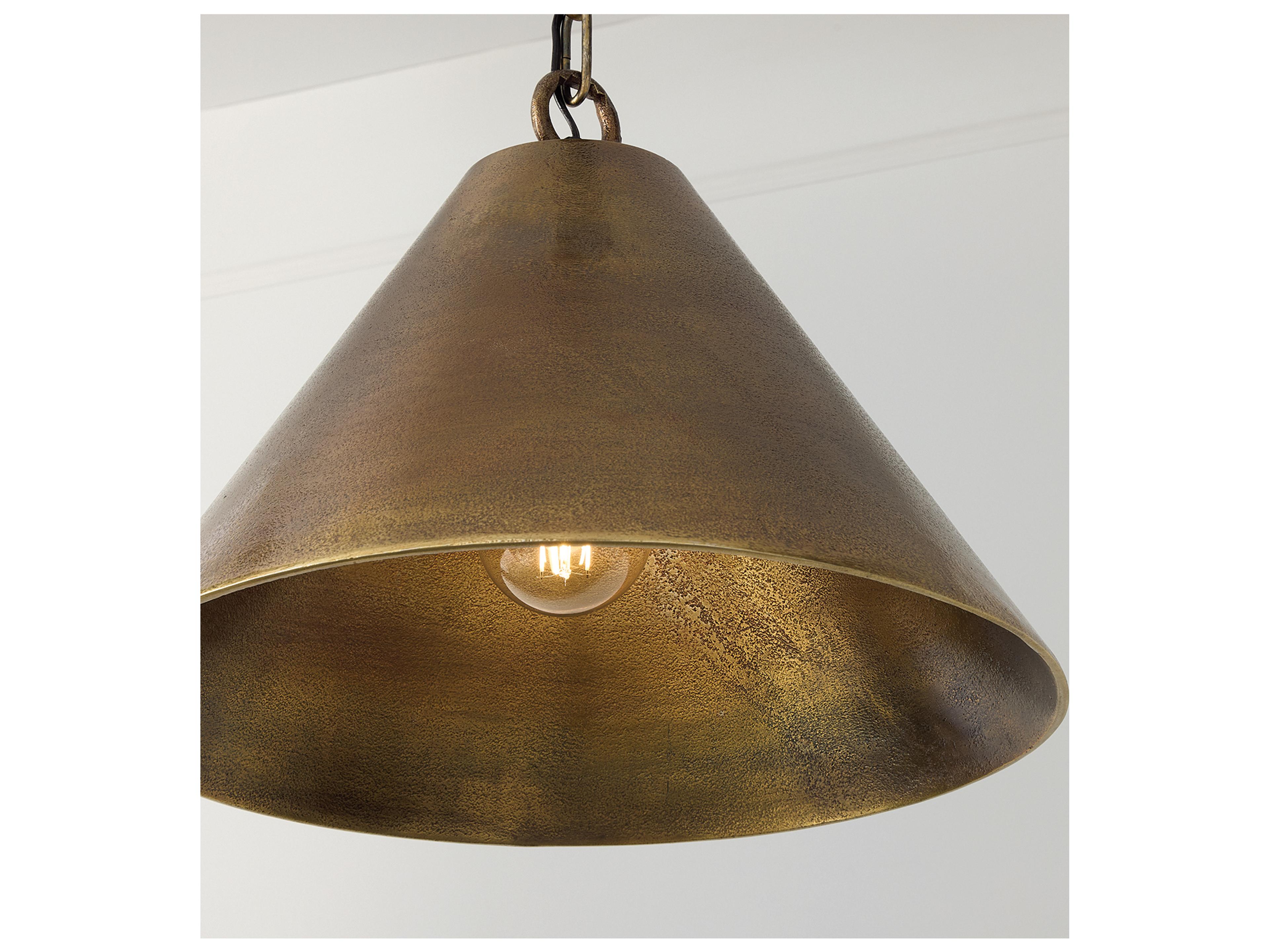 Capital Lighting Casa 1-light Oxidized Brass Pendant