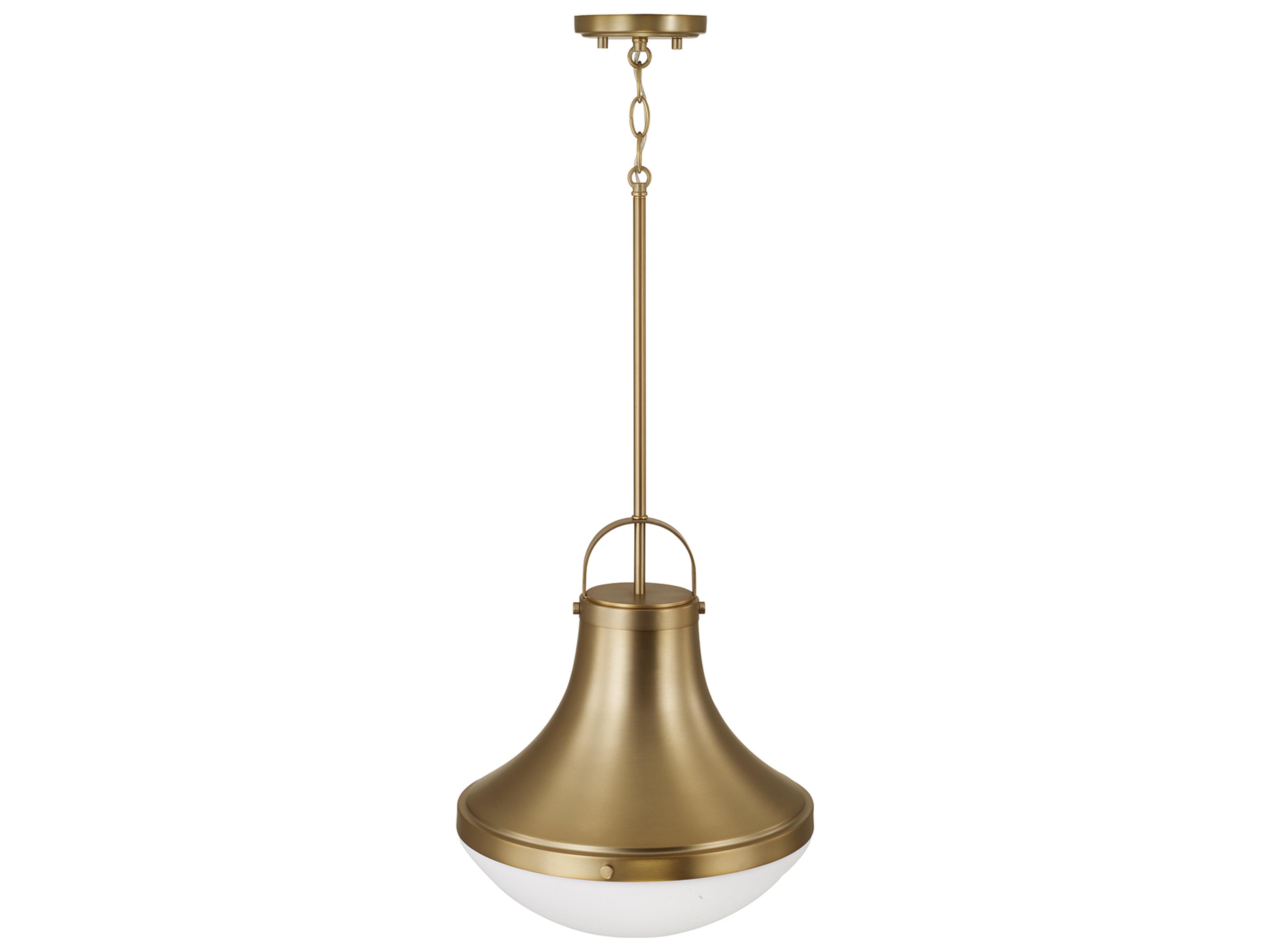 Capital Lighting Arlo 1-light Aged Brass Round Pendant