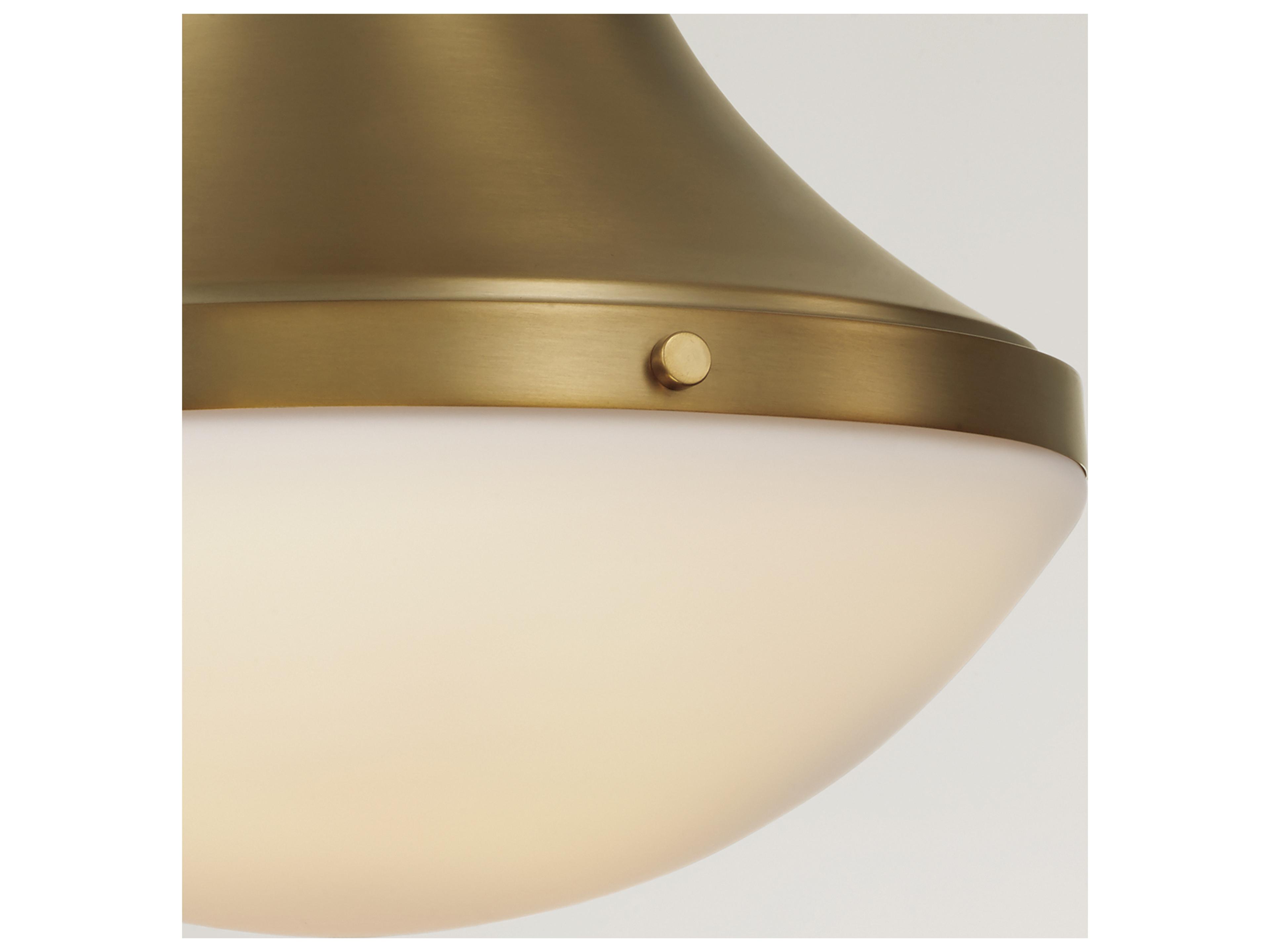 Capital Lighting Arlo 1-light Aged Brass Round Pendant