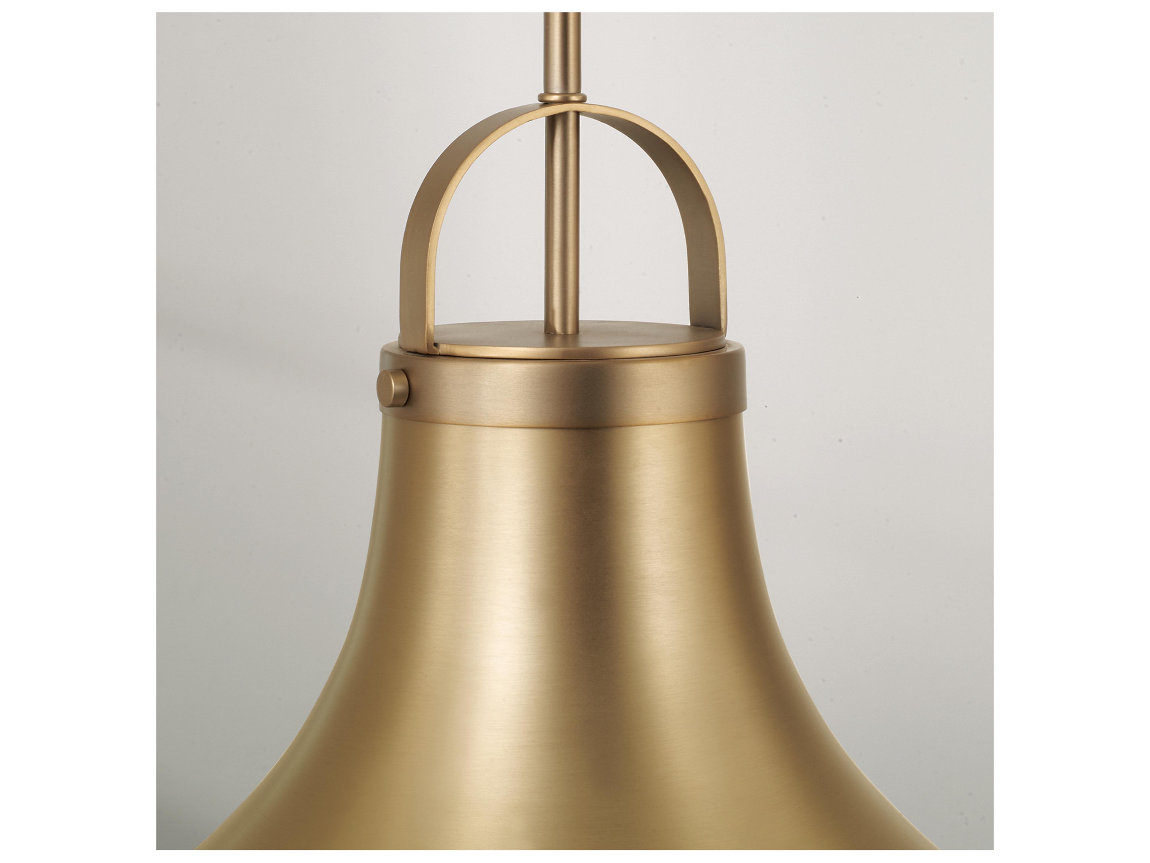 Capital Lighting Arlo 1-light Aged Brass Round Pendant