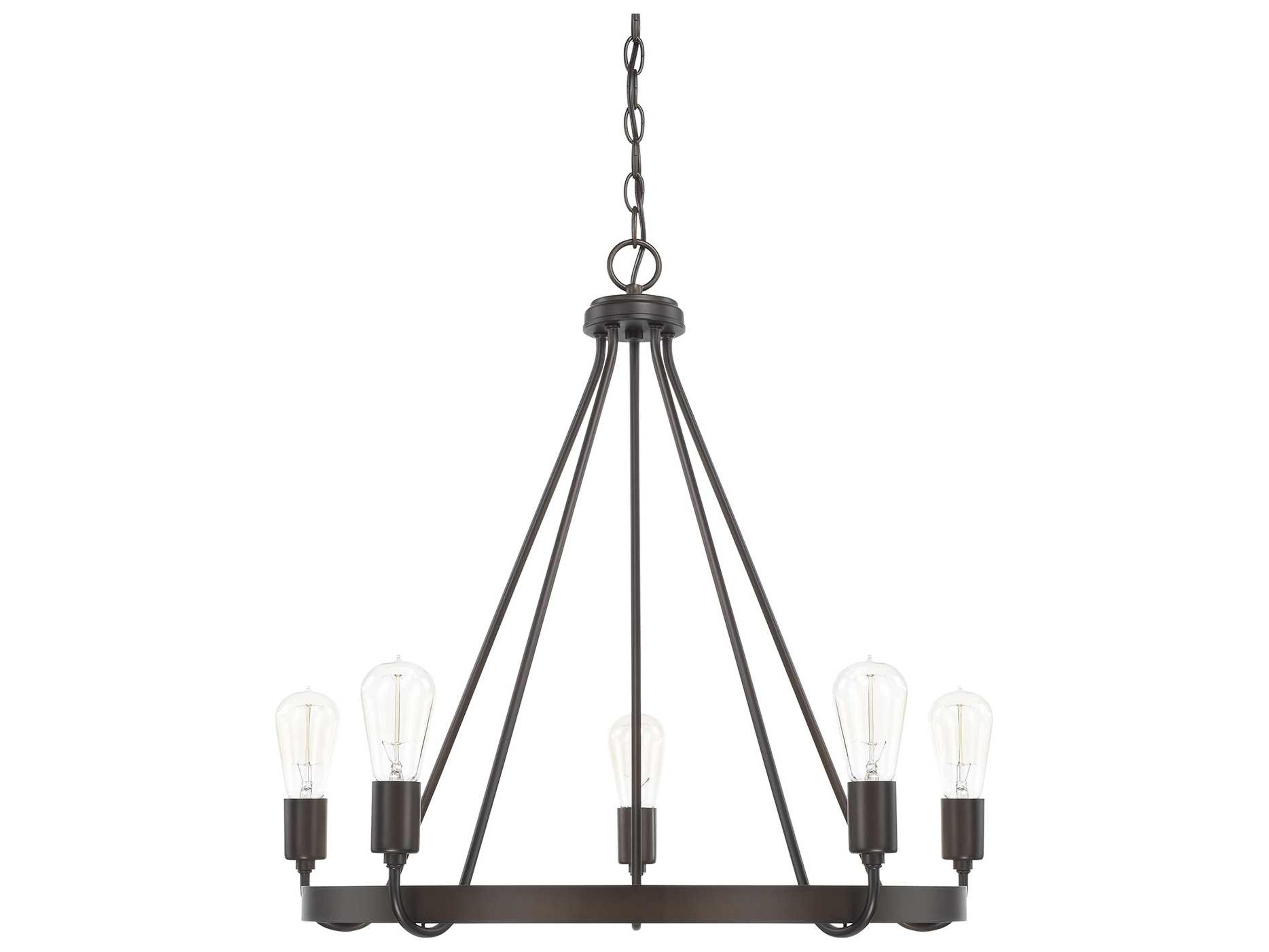 Tanner 5-Light Bronze Chandelier