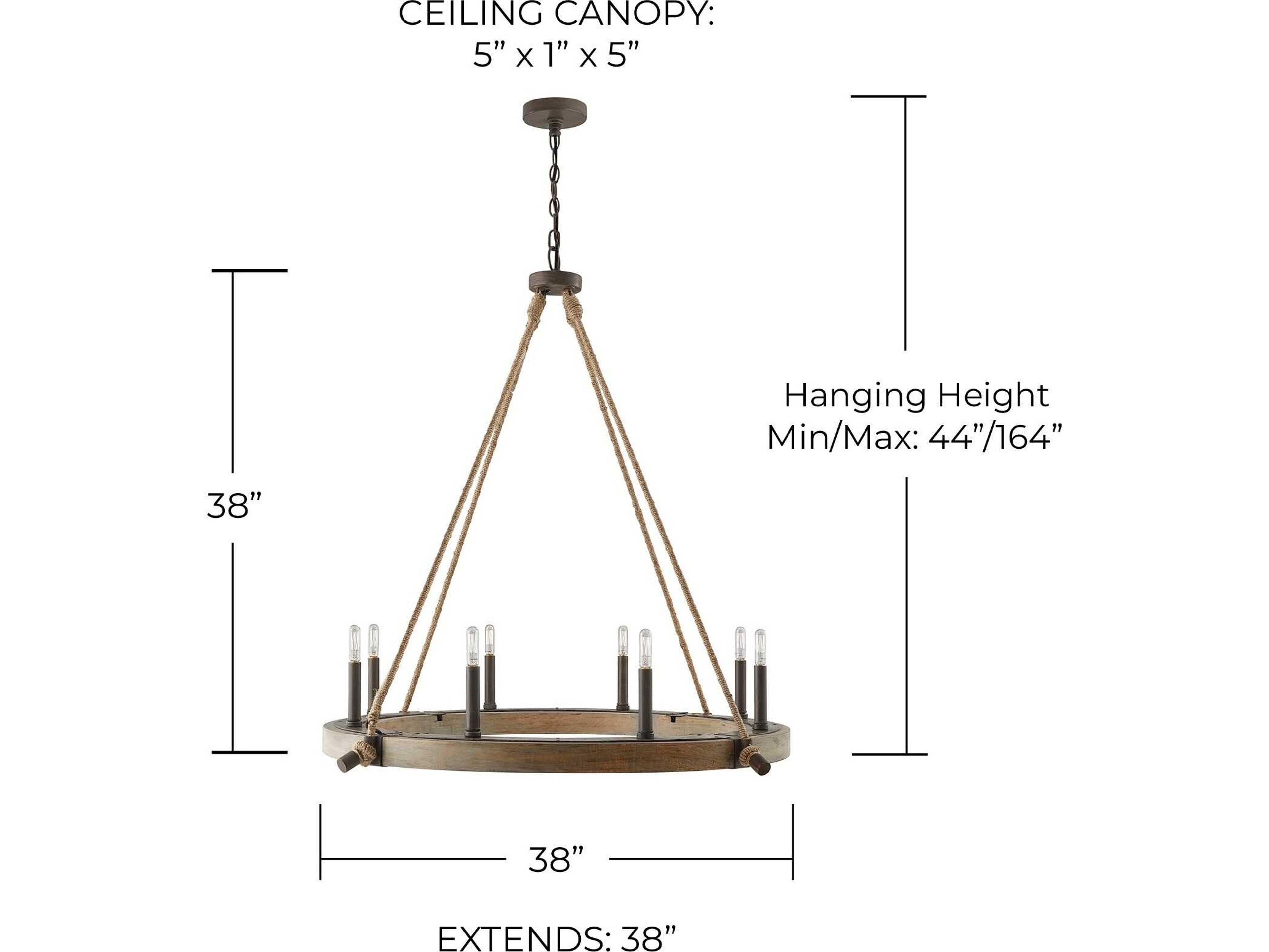 Capital Lighting Tybee 8-Light Nordic Grey Candelabra Chandelier