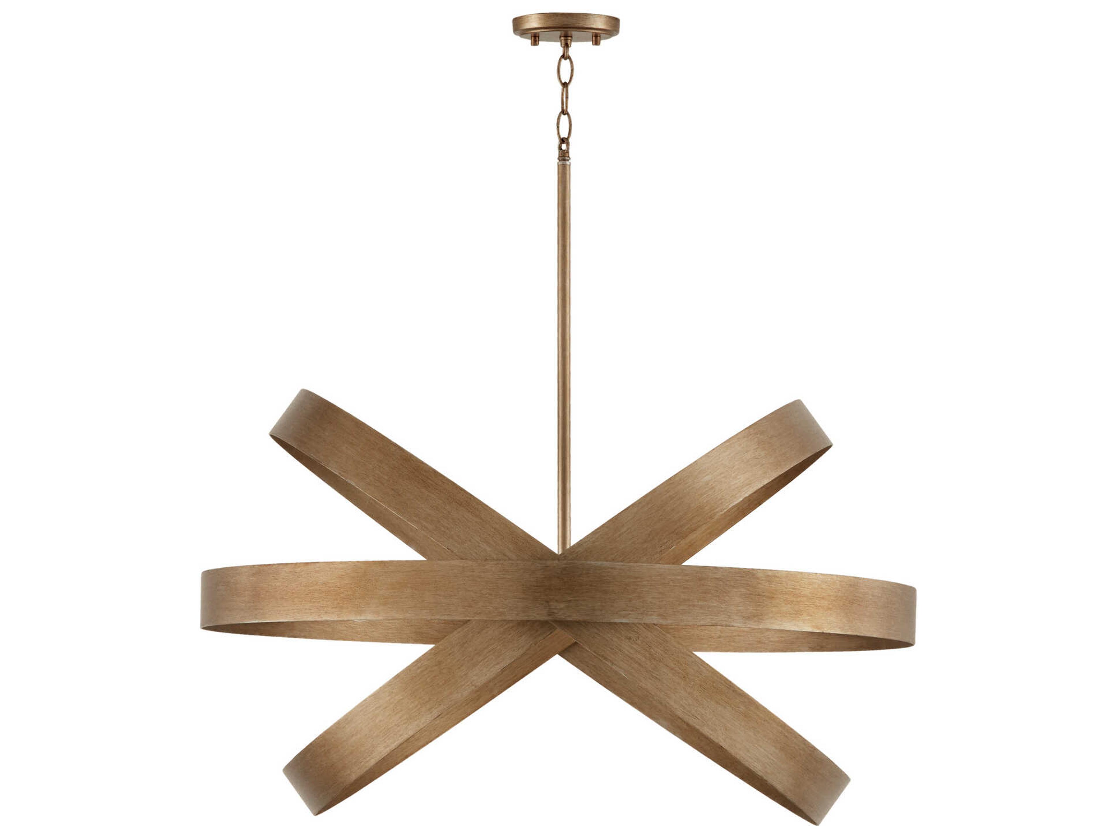 Capital Lighting Jude 6-Light Mystic Luster Gold Pendant