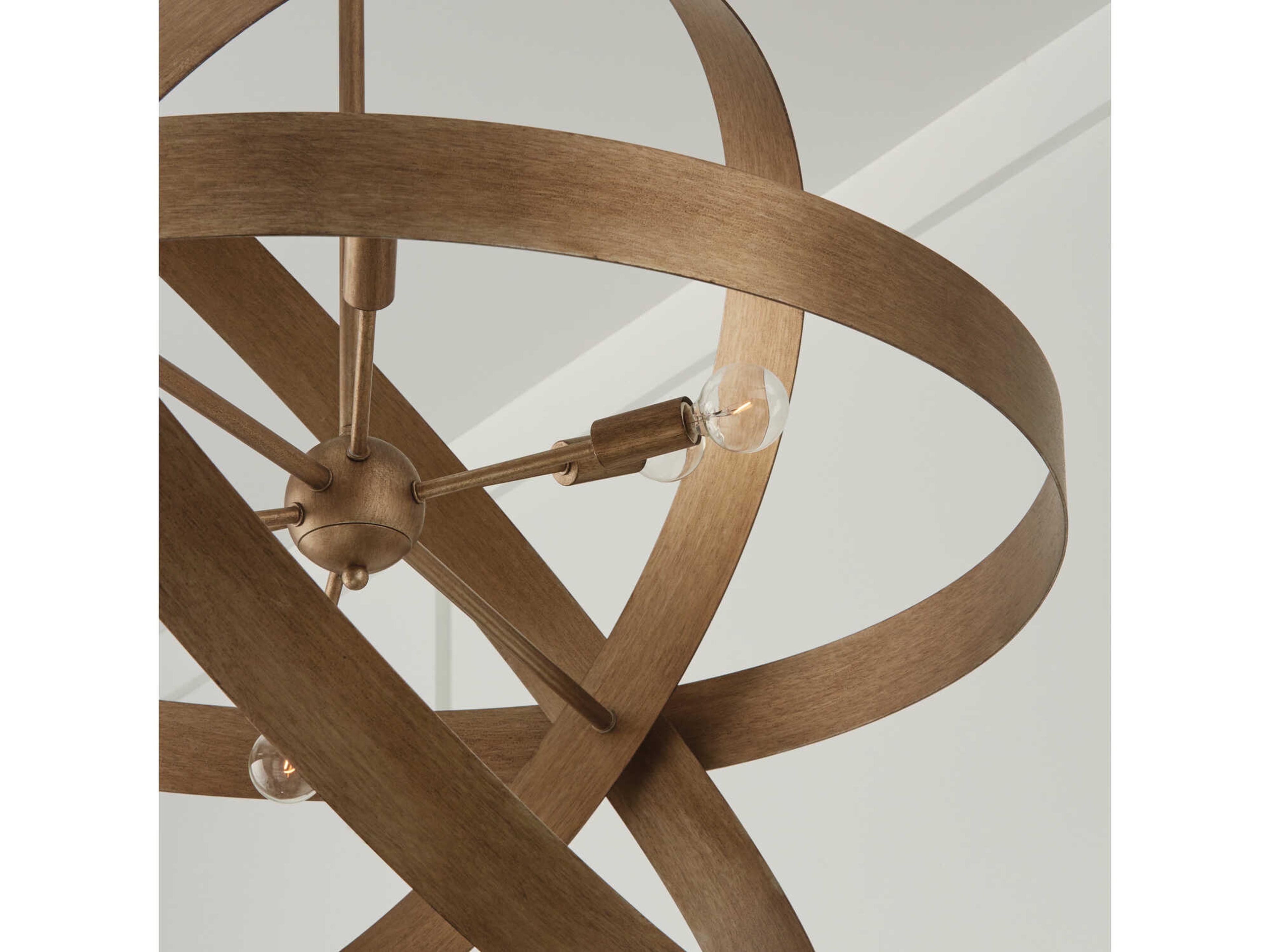 Capital Lighting Jude 6-Light Mystic Luster Gold Pendant