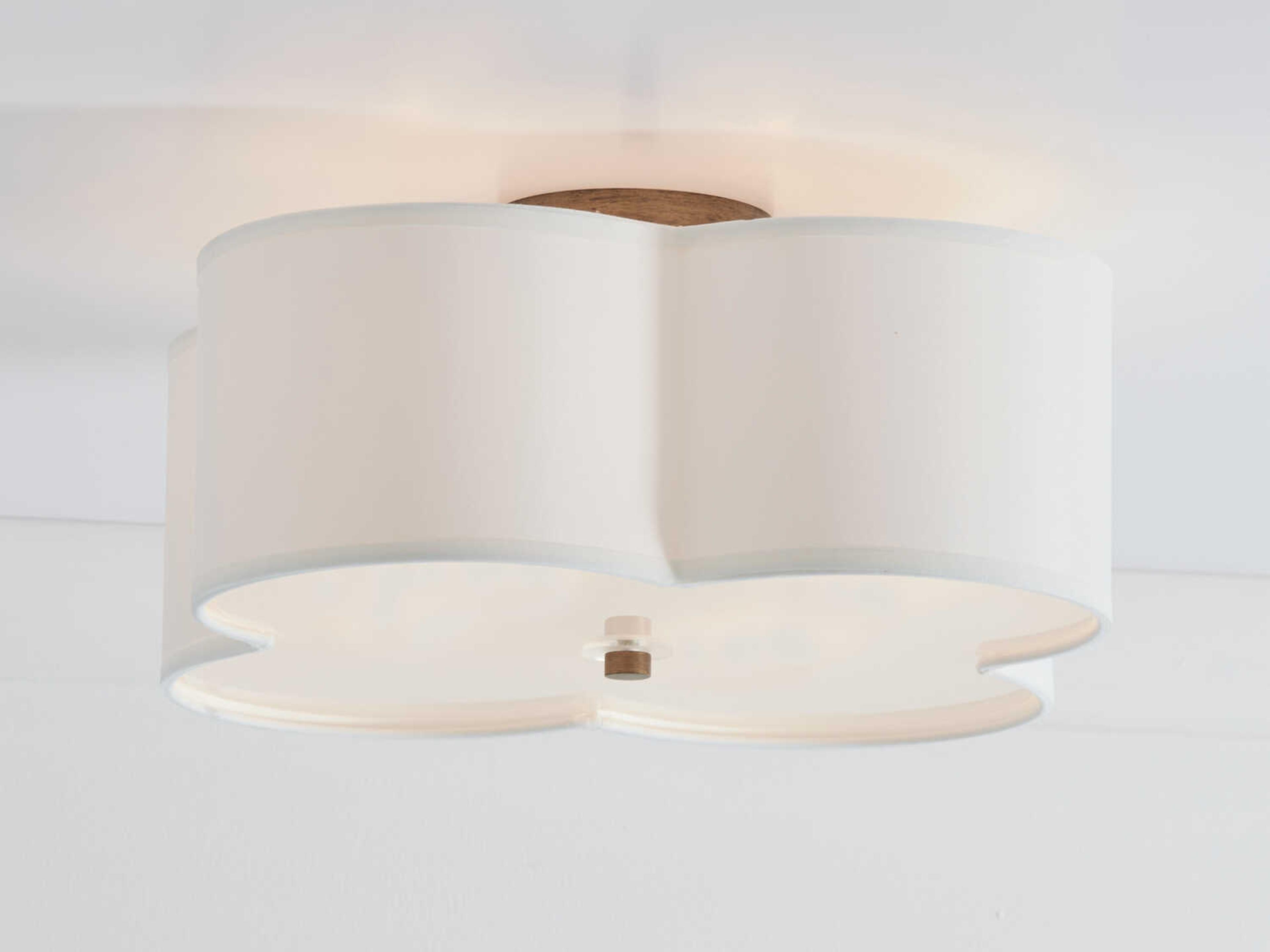 Capital Lighting Quinn 4-Light Brushed Gold Semi Flush Mount