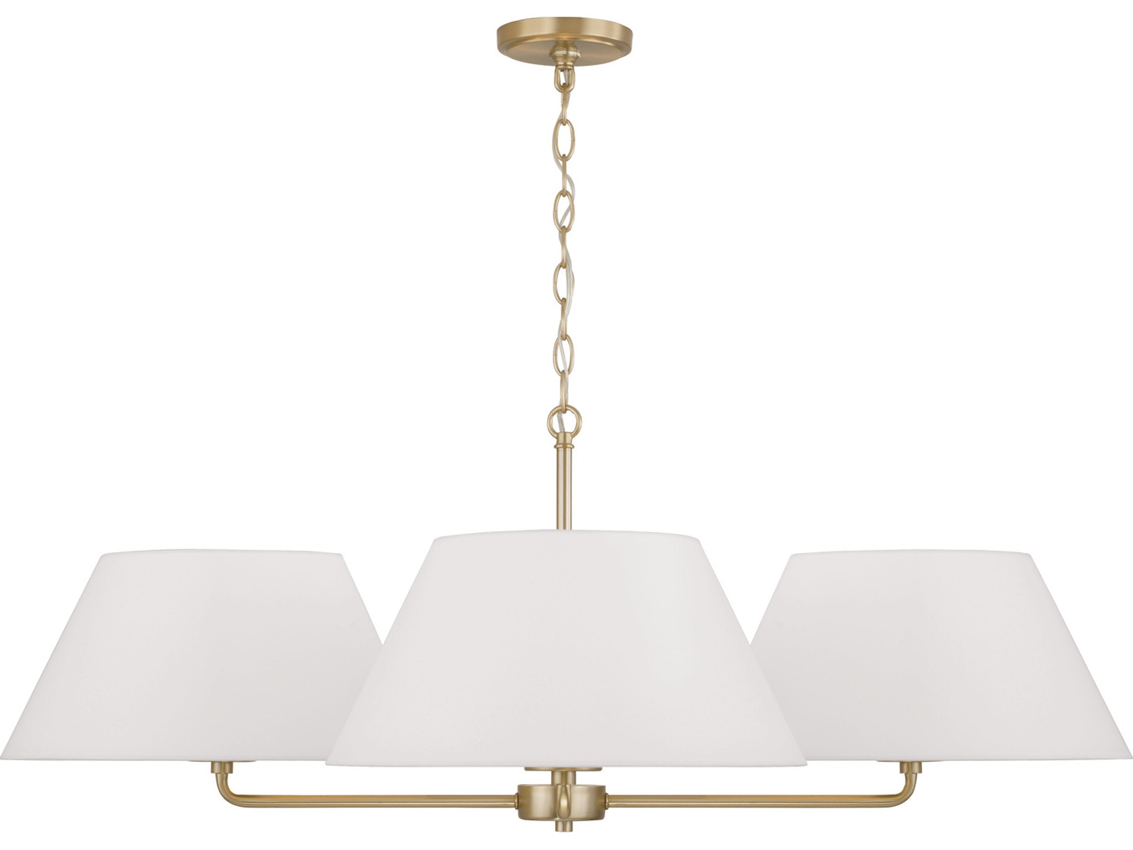 Capital Lighting Parson 4-Light Matte Brass Chandelier