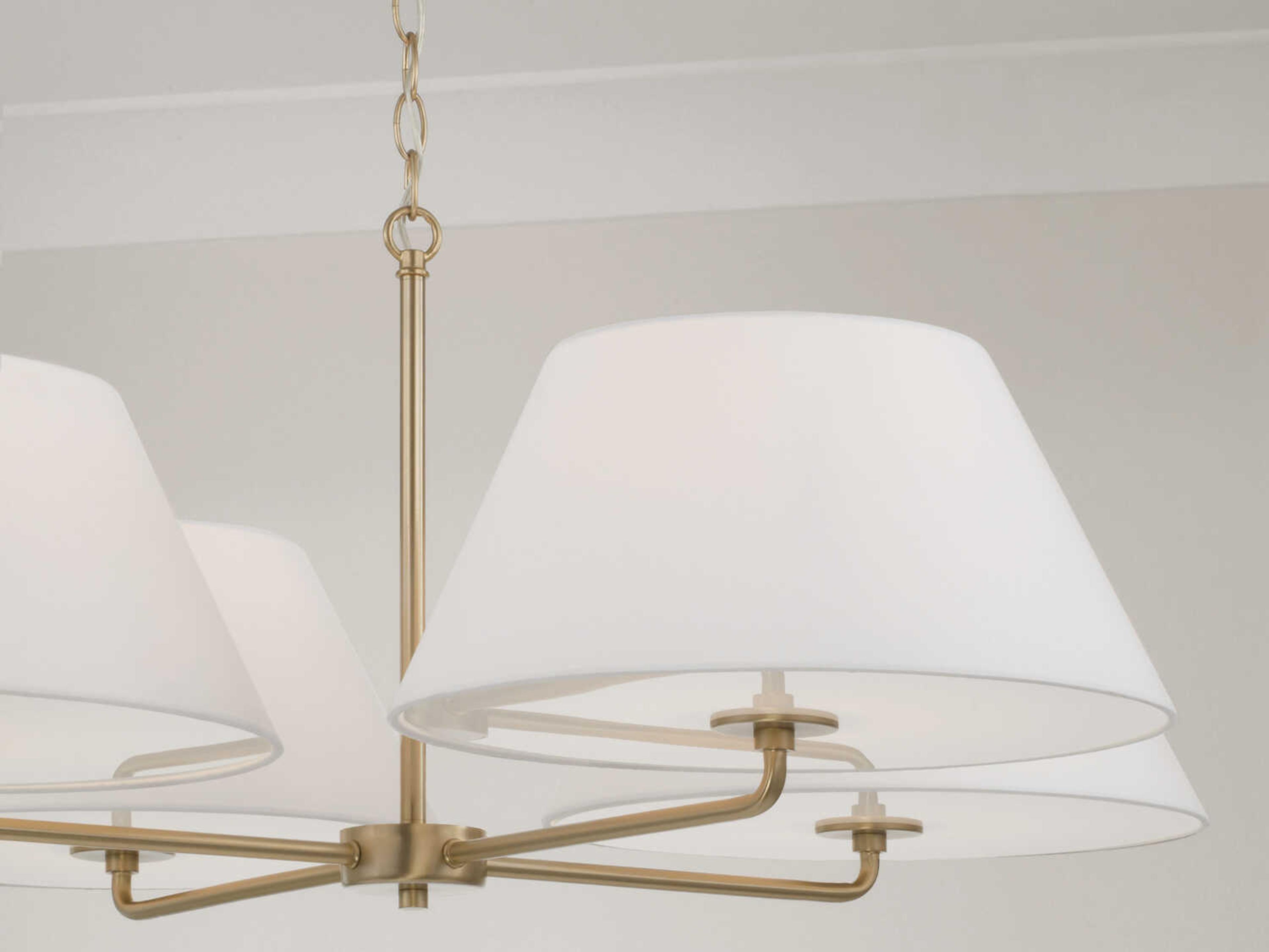 Capital Lighting Parson 4-Light Matte Brass Chandelier