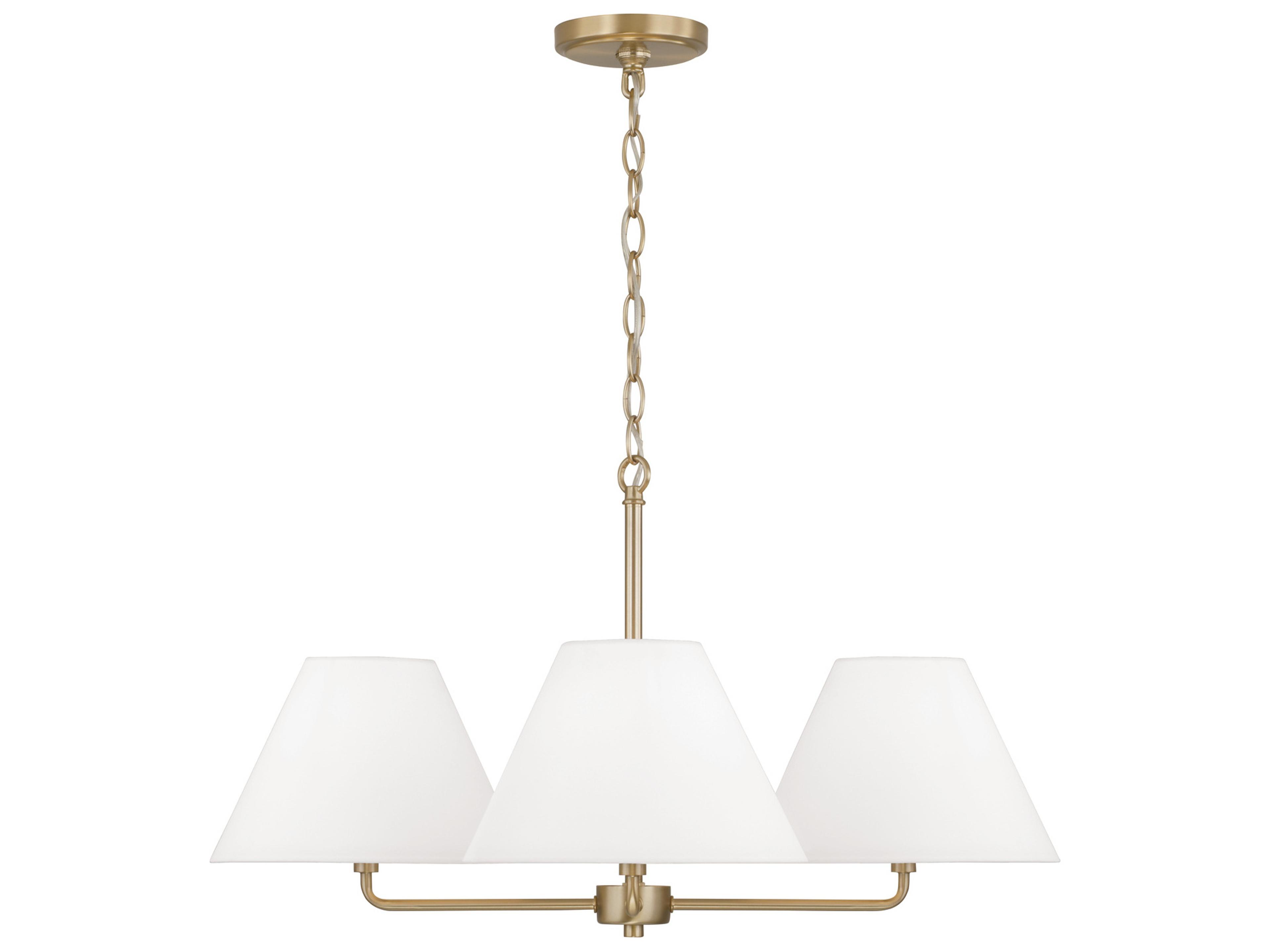 Capital Lighting Parson 4-Light Matte Brass Chandelier