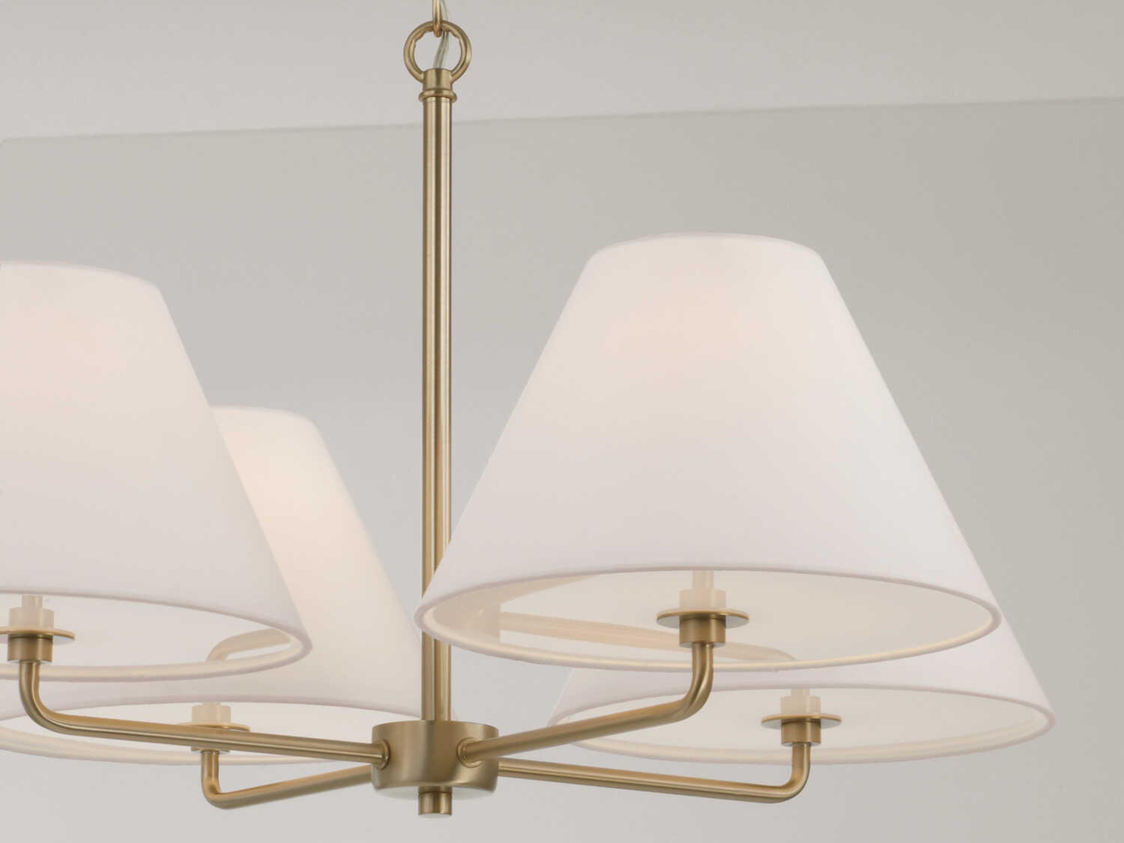 Capital Lighting Parson 4-Light Matte Brass Chandelier