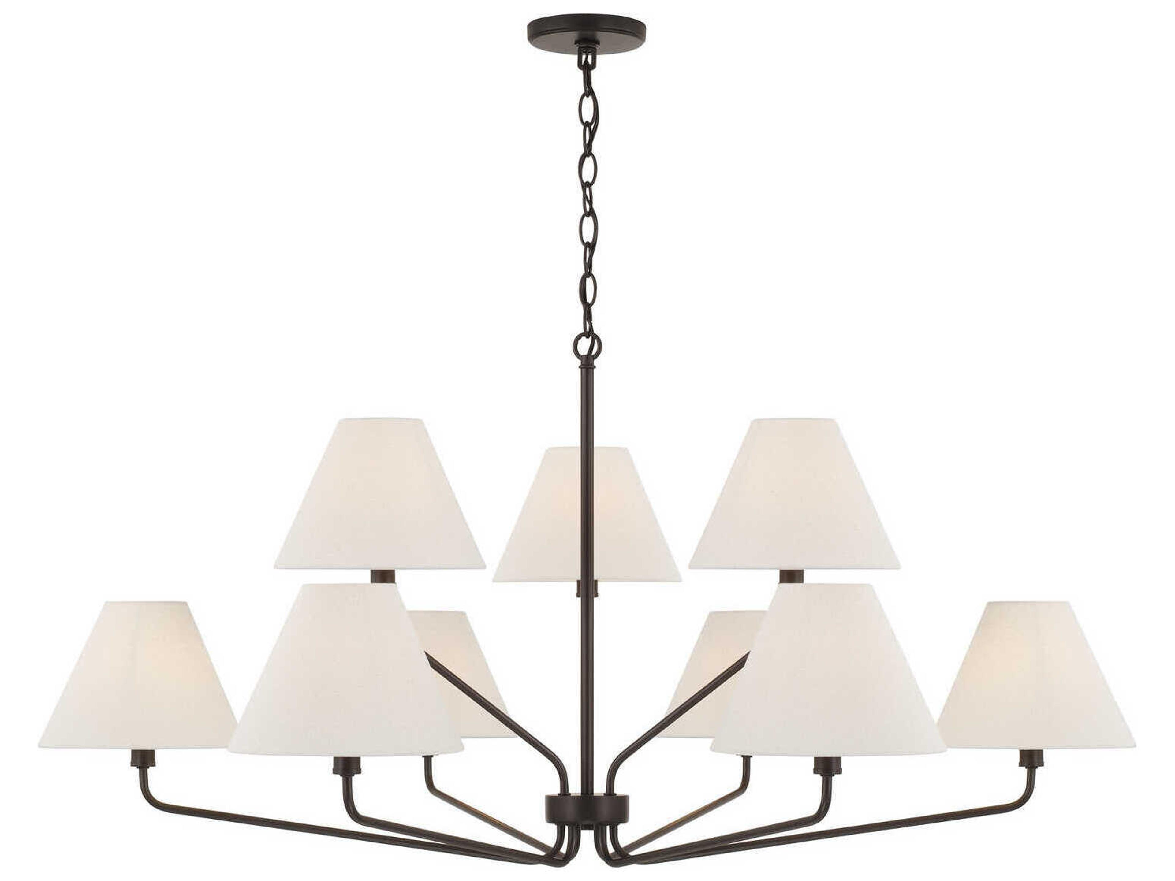 Chadwick 9-Light Espresso Black Chandelier