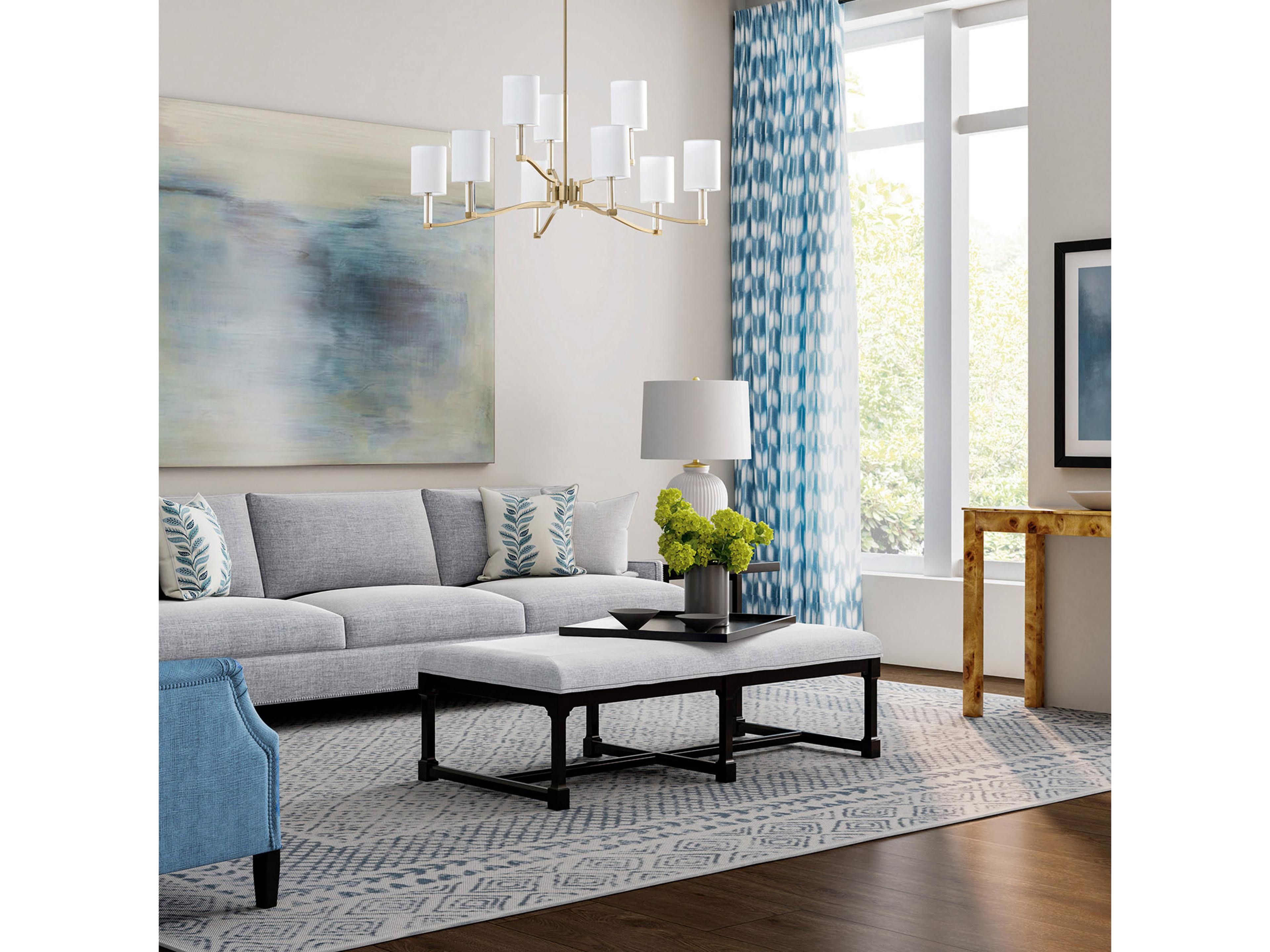 Capital Lighting Ingrid 9-Light Matte Brass Candelabra Cylinder Chandelier