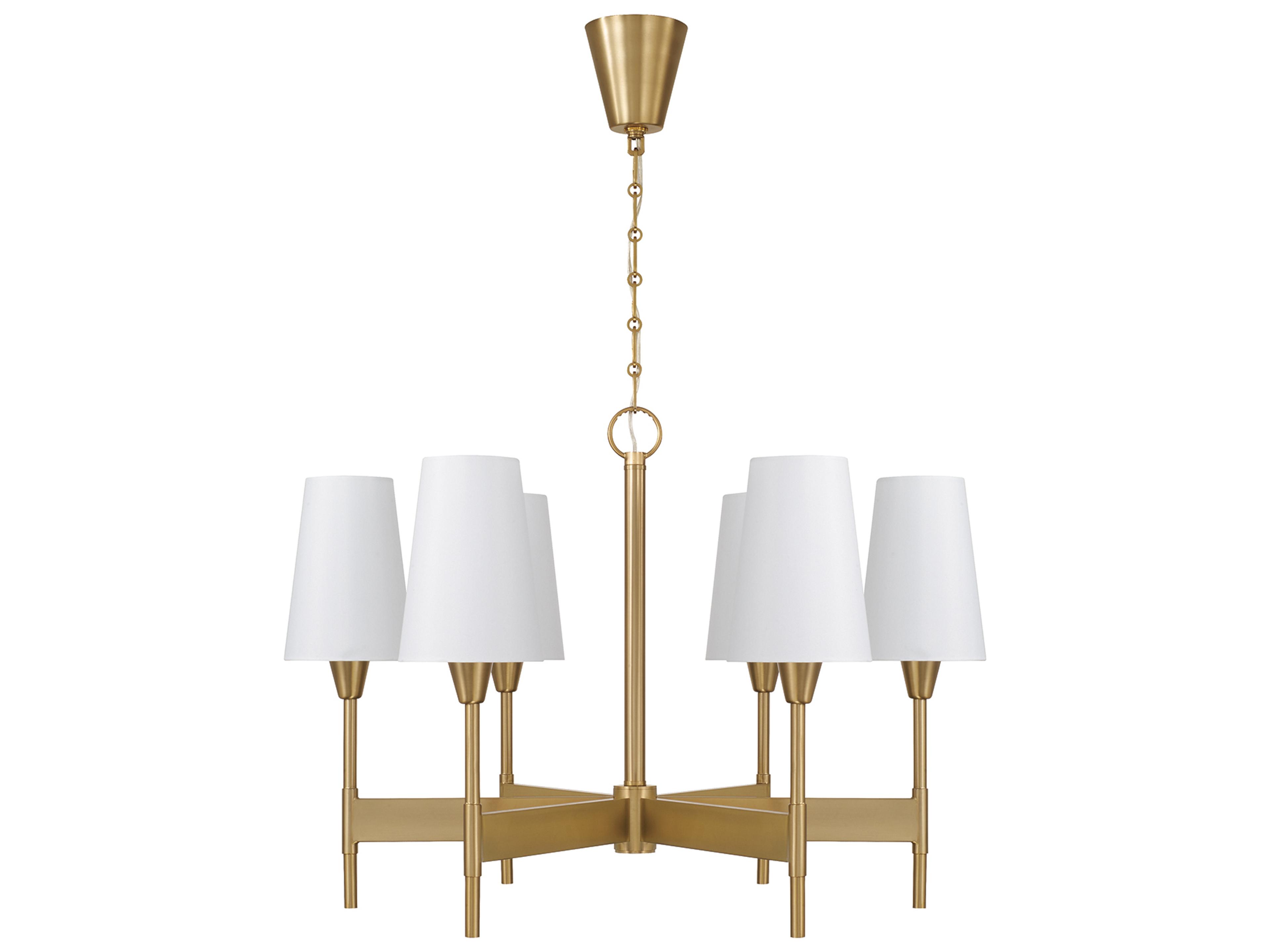 Capital Lighting Leland 6-light Aged Brass Candelabra Chandelier