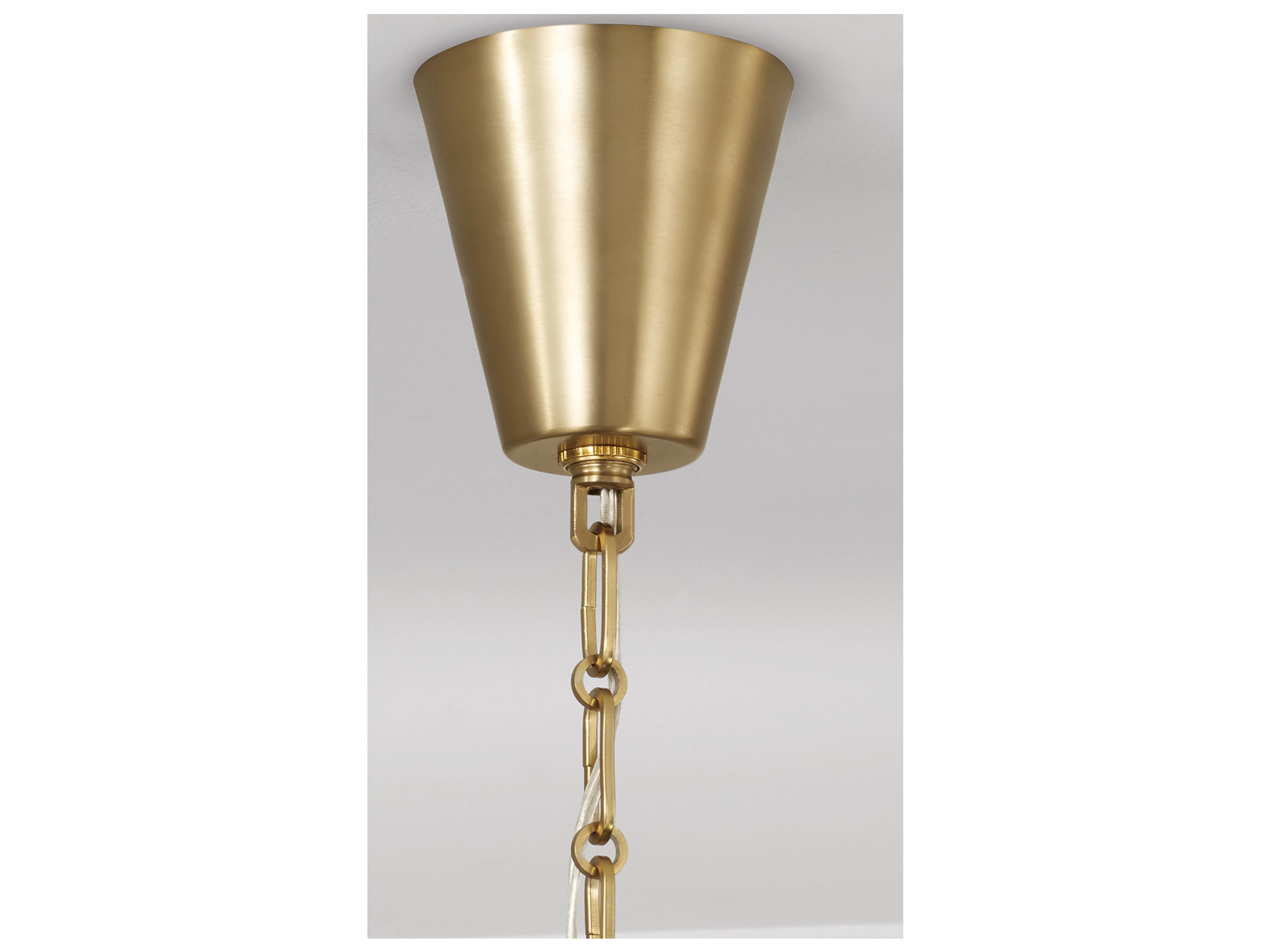 Capital Lighting Leland 6-light Aged Brass Candelabra Chandelier