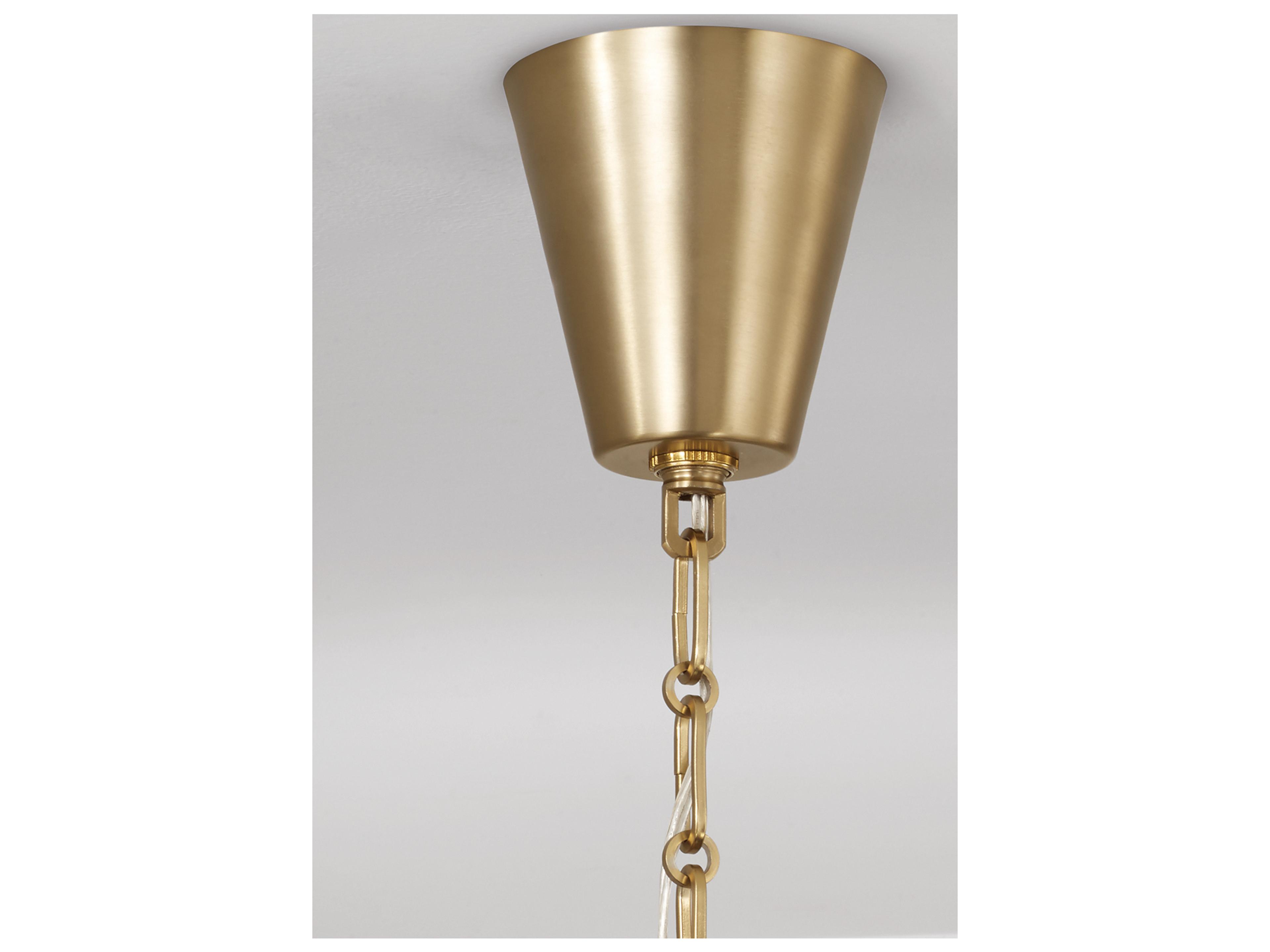 Capital Lighting Leland 8-light Aged Brass Candelabra Chandelier