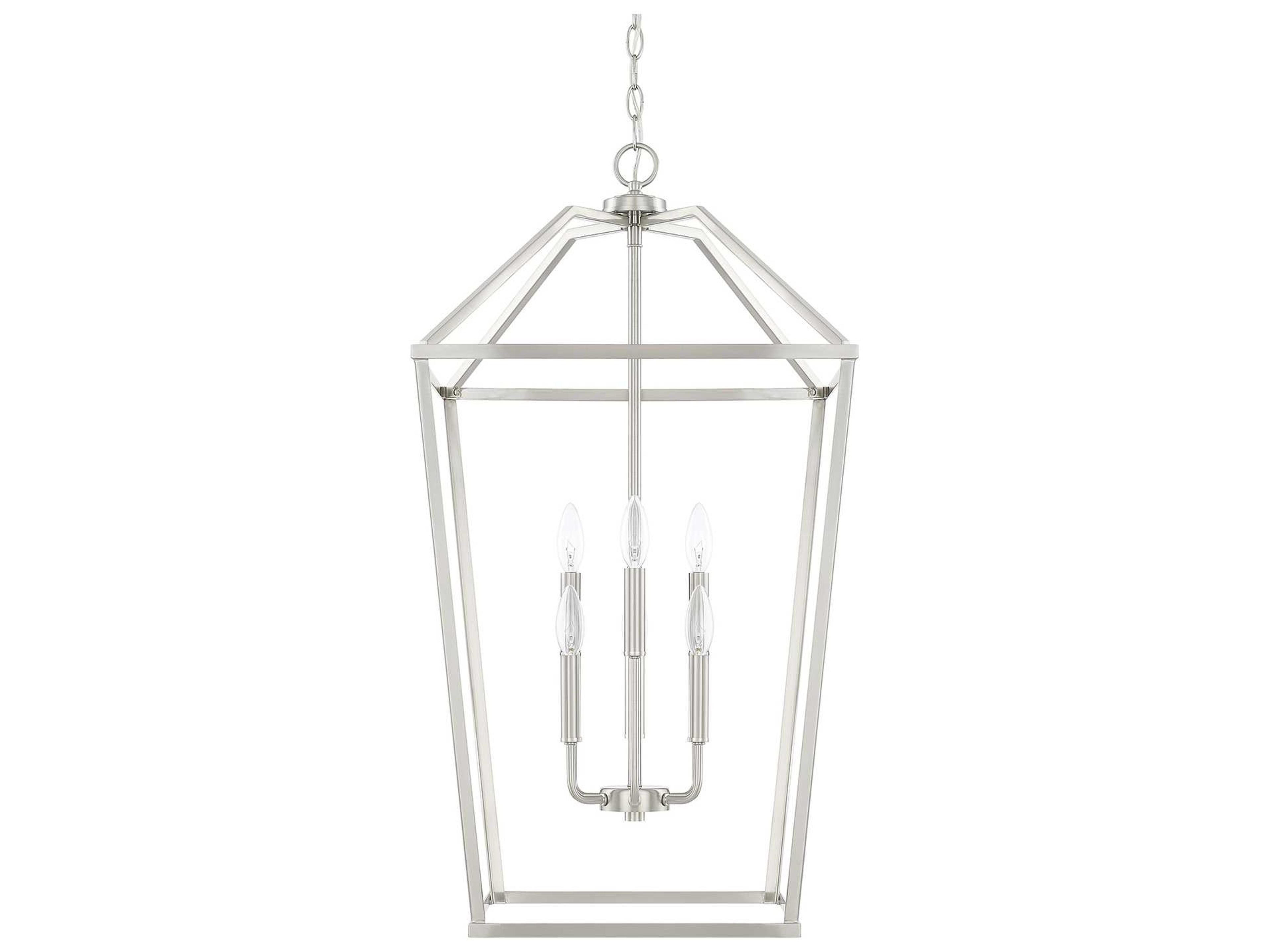 Birch 6-Light Brushed Nickel Pendant