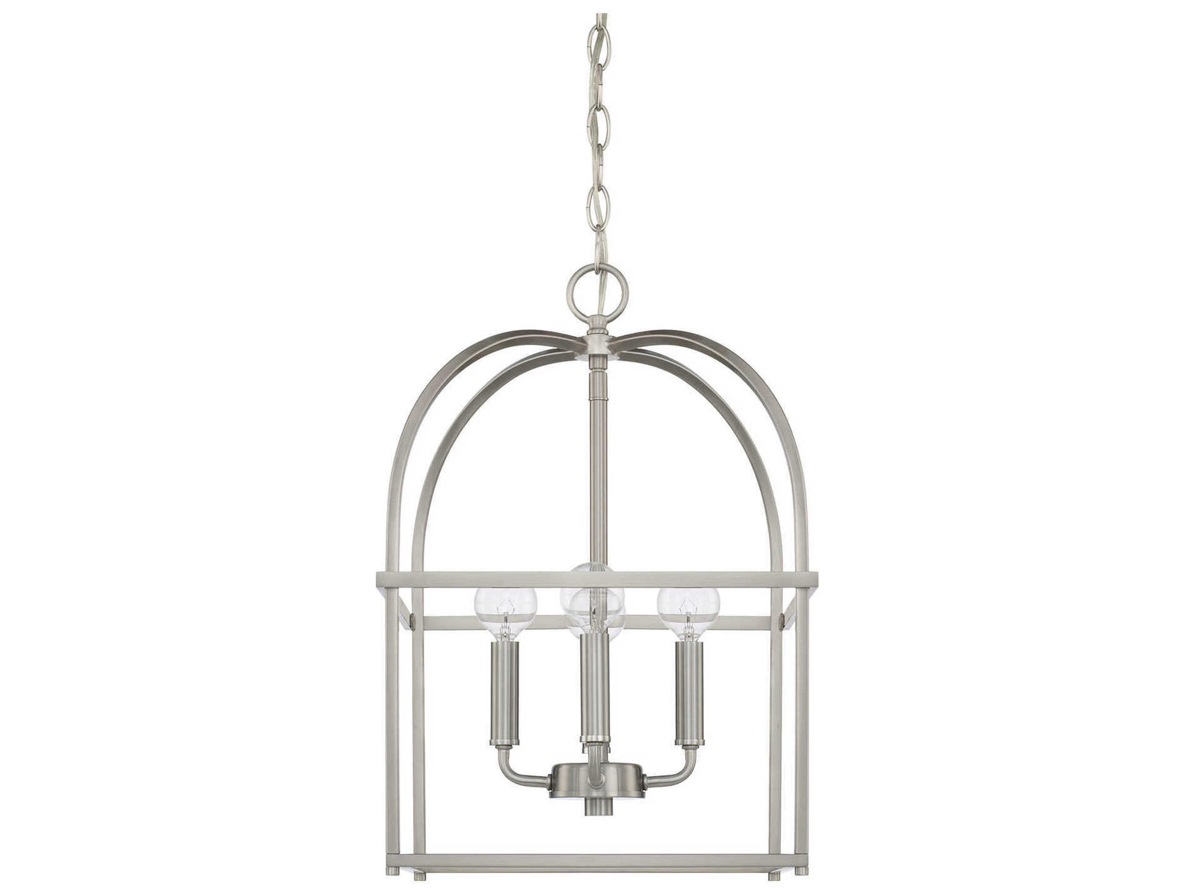 Aubrey 4-Light Brushed Nickel Mini Pendant