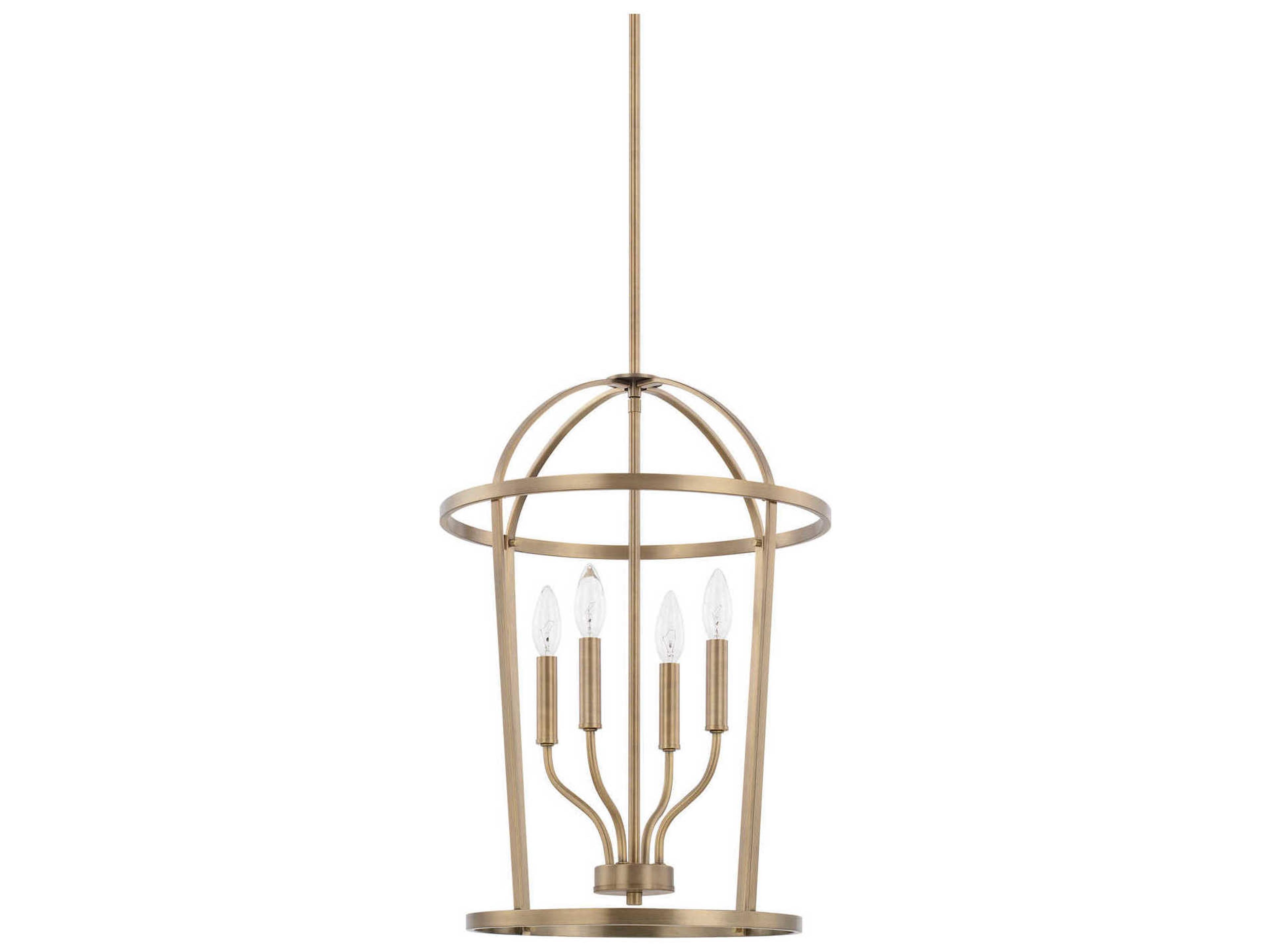 Greyson 4-Light Aged Brass Pendant